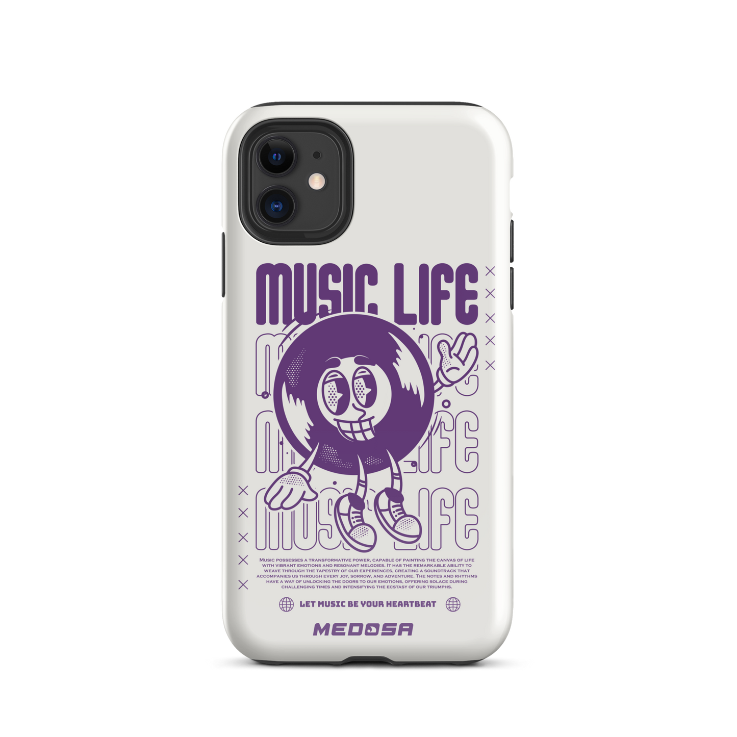 Music Life White and Violet