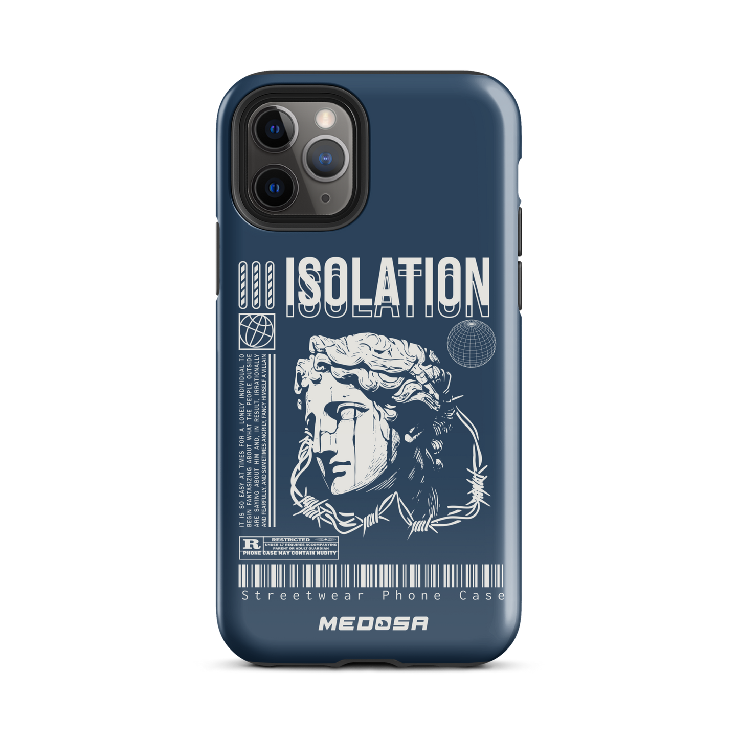 Isolation Bleu Navy