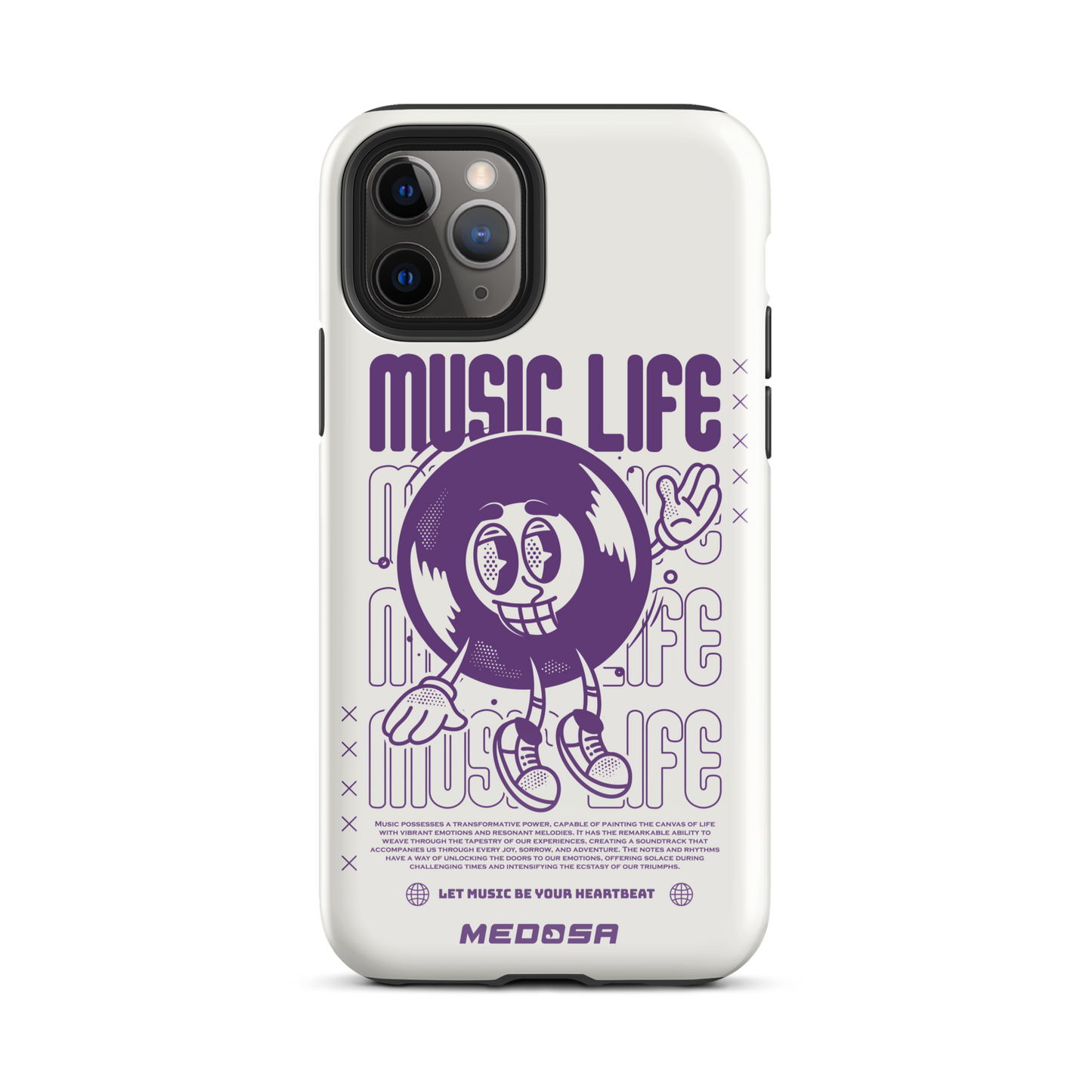 Music Life White and Violet