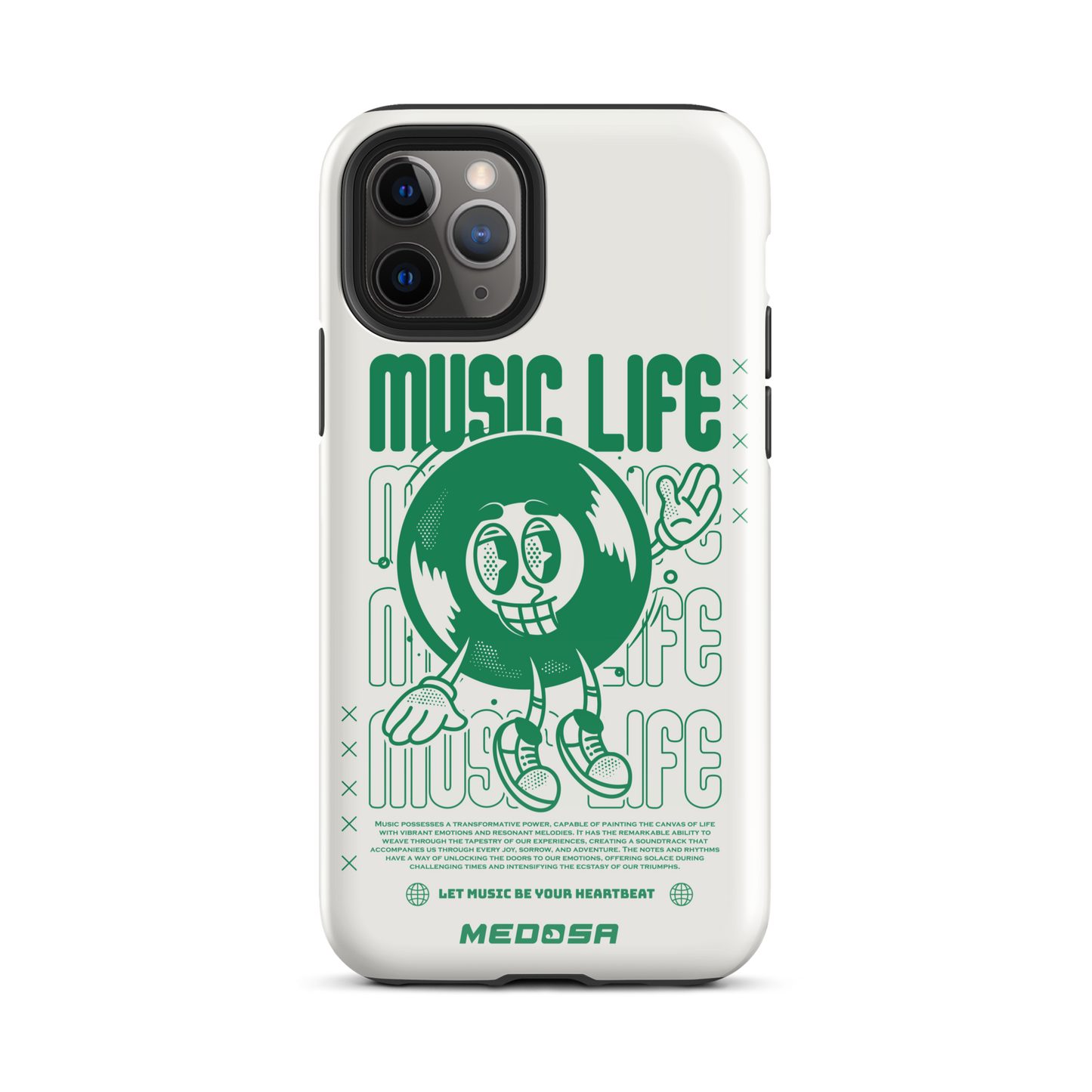 Music Life White and Green