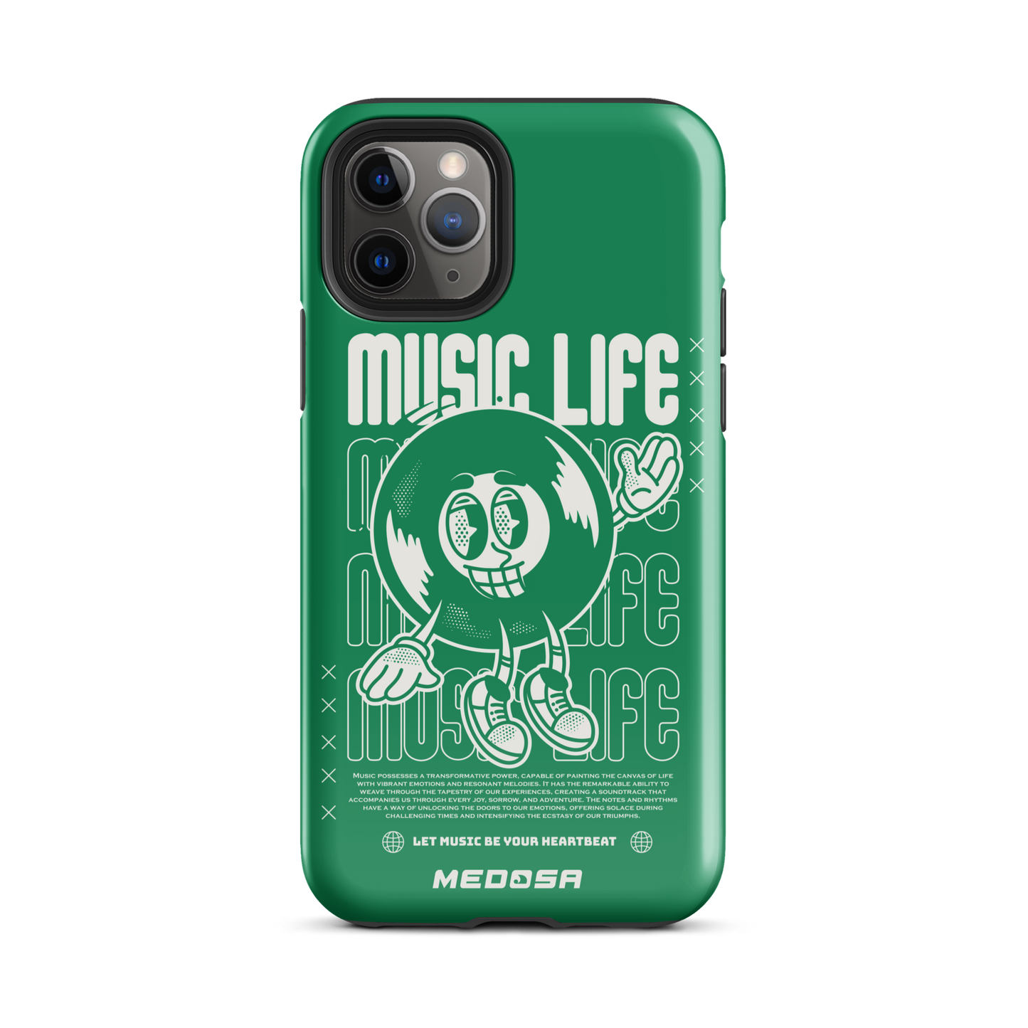 Music Life Green and White