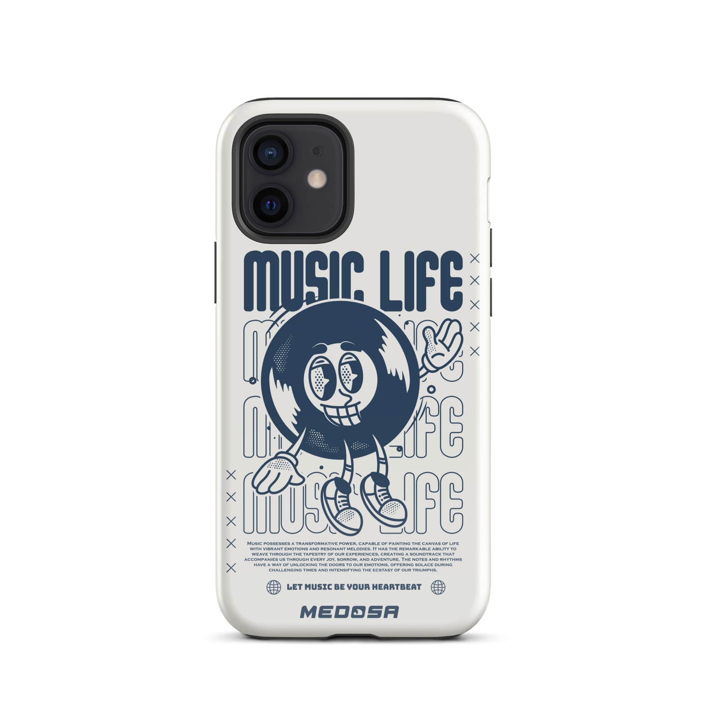 Music Life Blanc et Navy