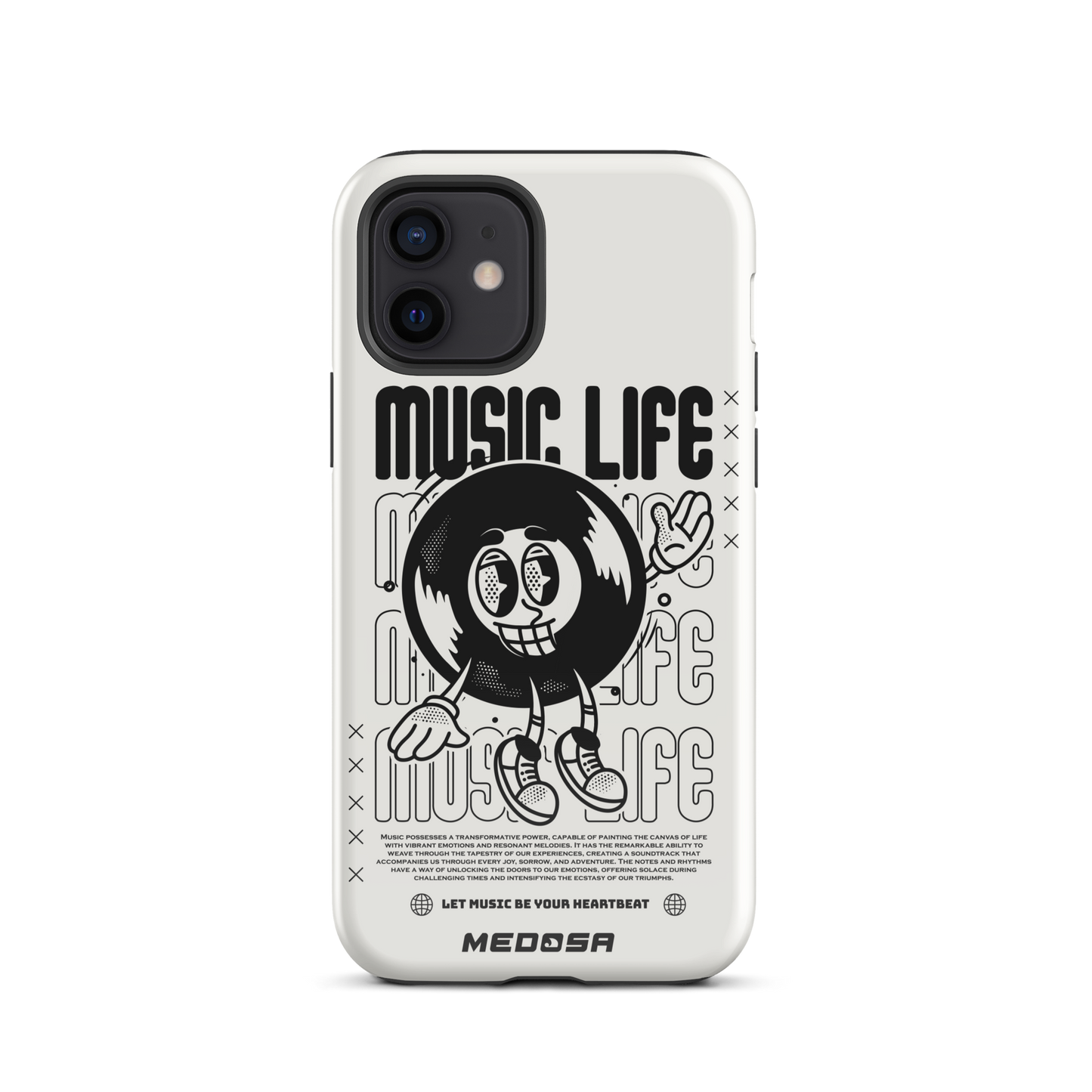 Music Life White and Black