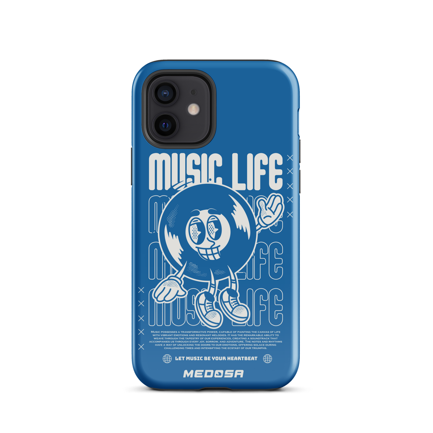 Music Life Blue and White