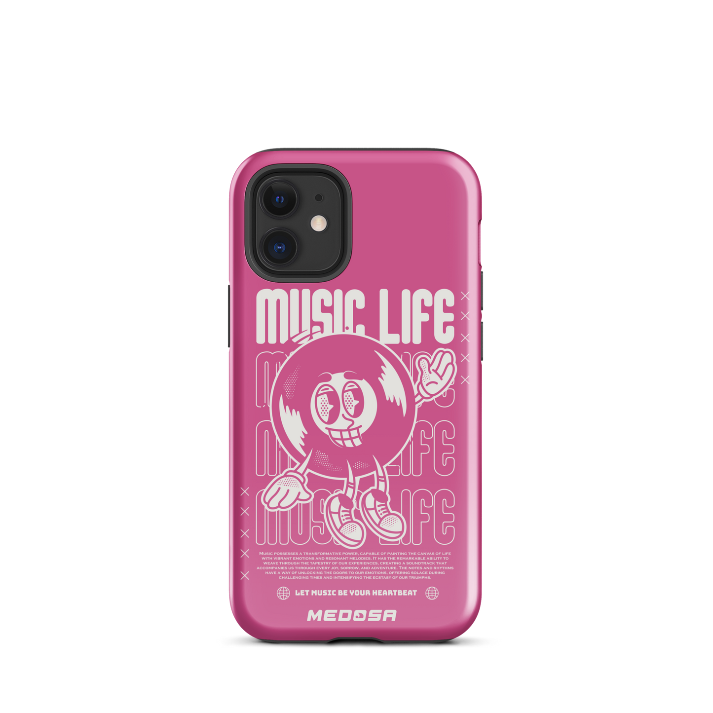 Music Life Rose et Blanc