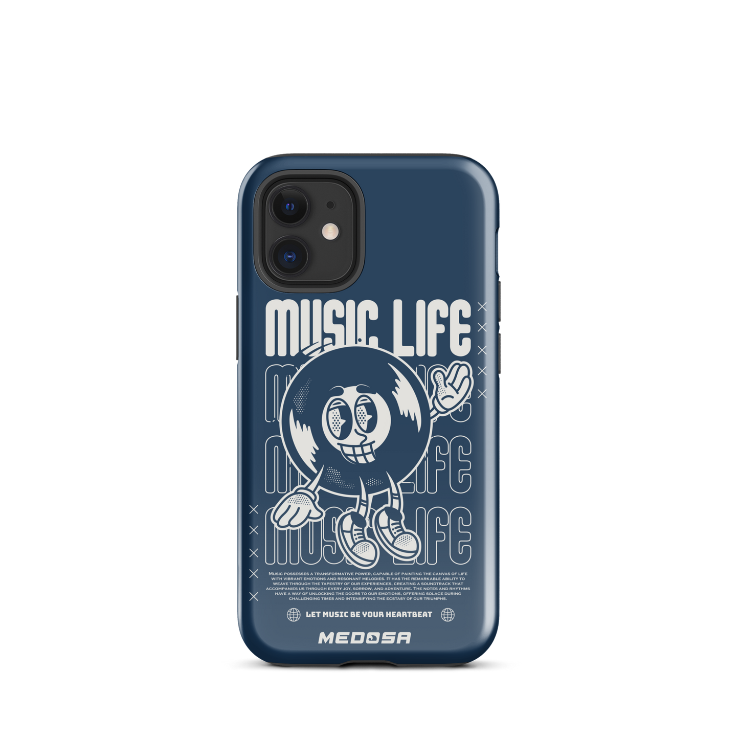 Music Life Navy et Blanc