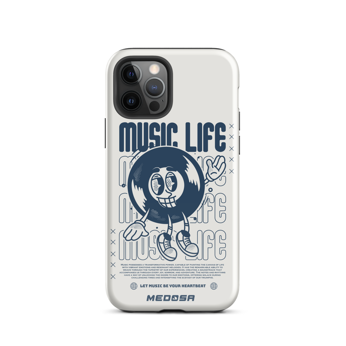 Music Life Blanc et Navy