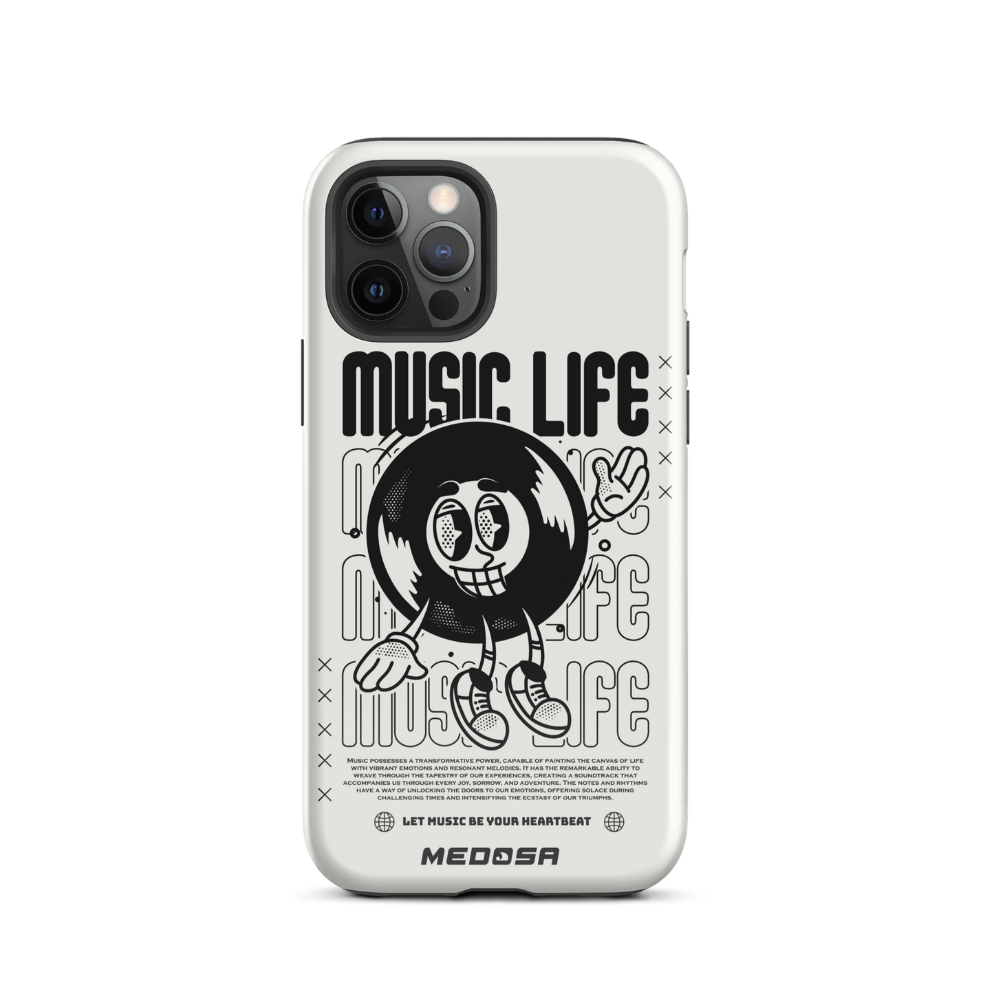 Music Life White and Black