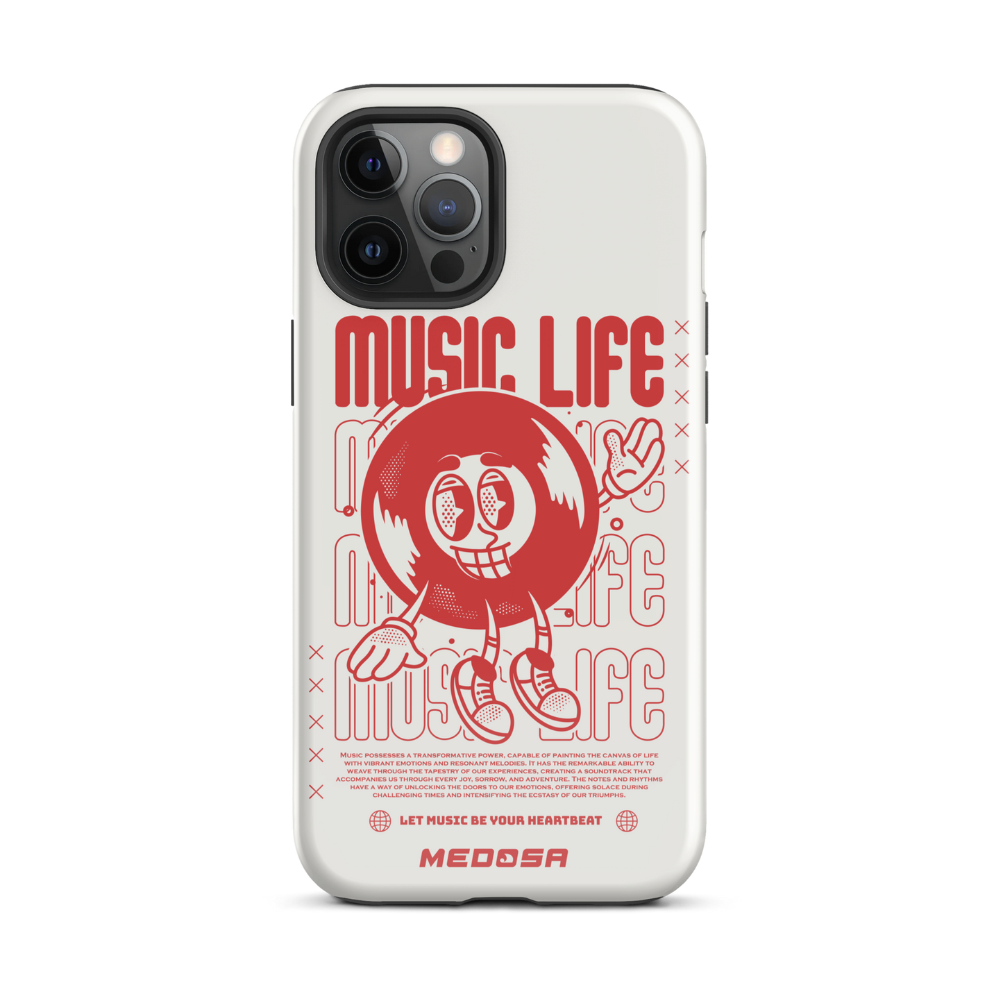 Music Life White and Red