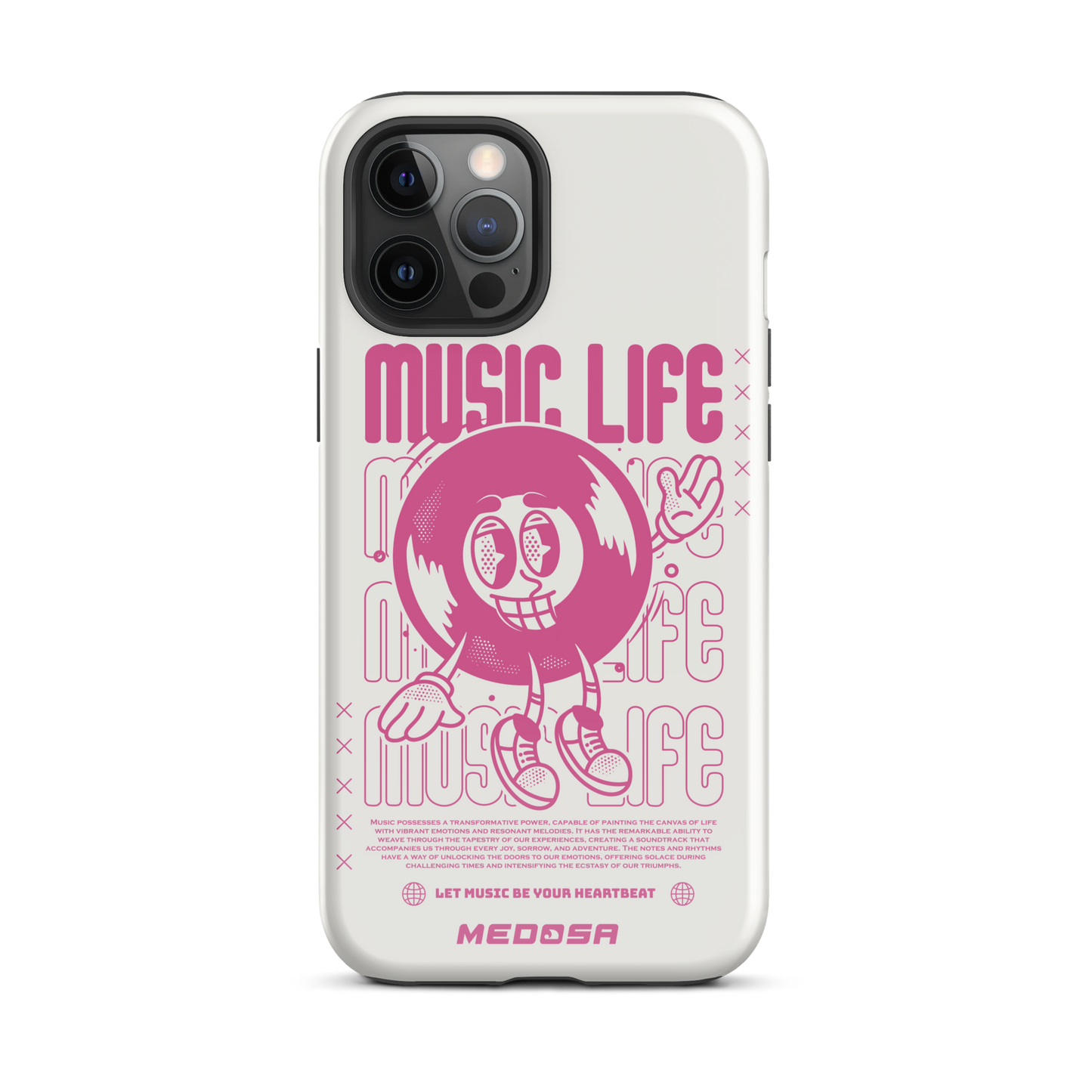 Music Life White and Pink