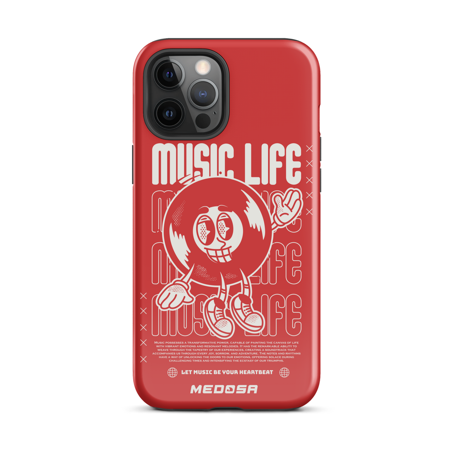 Music Life Red and White