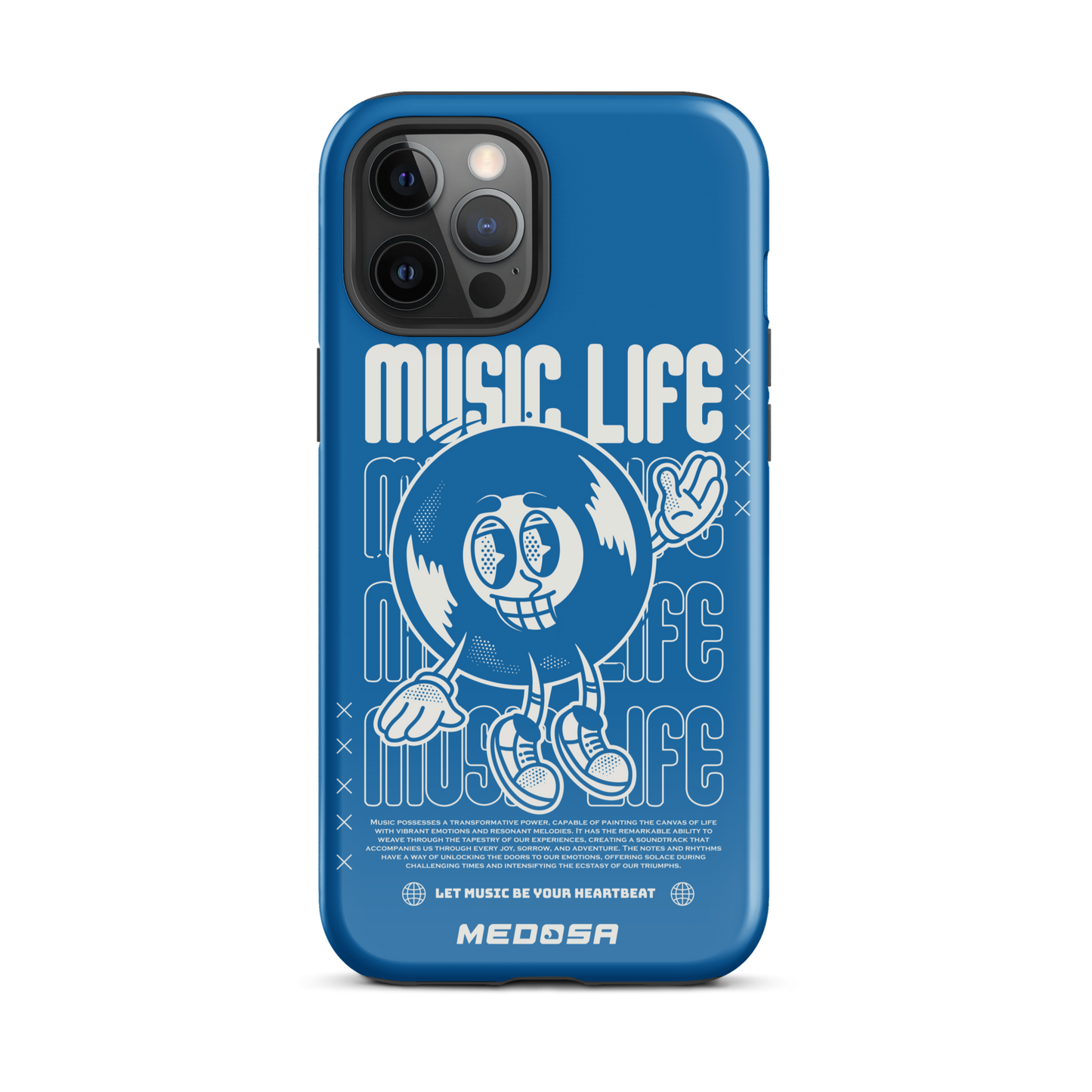 Music Life Blue and White