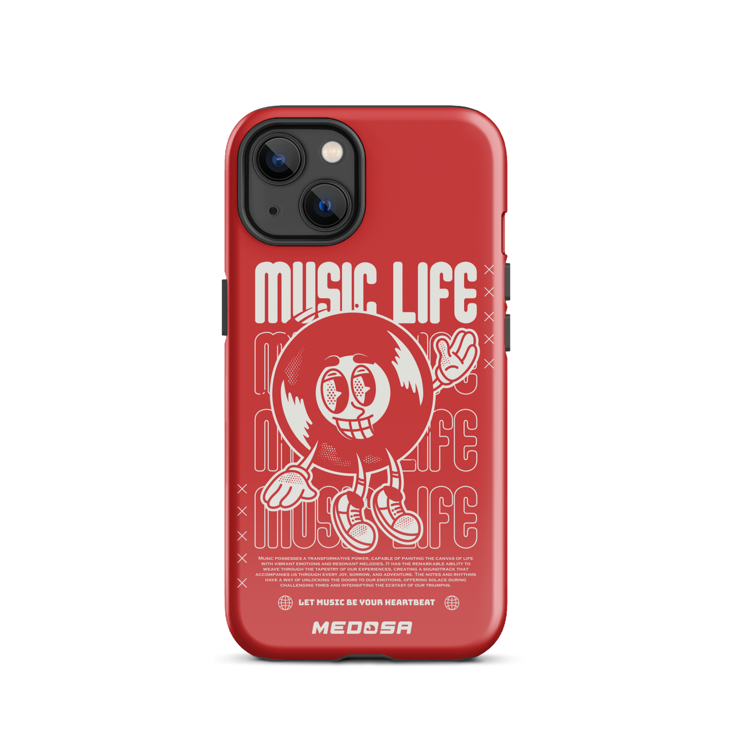 Music Life Red and White