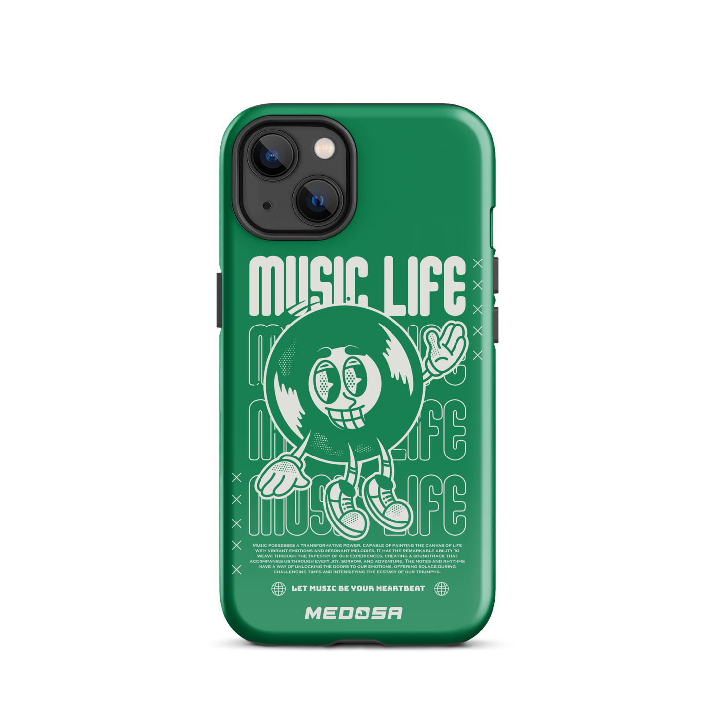 Music Life Green and White