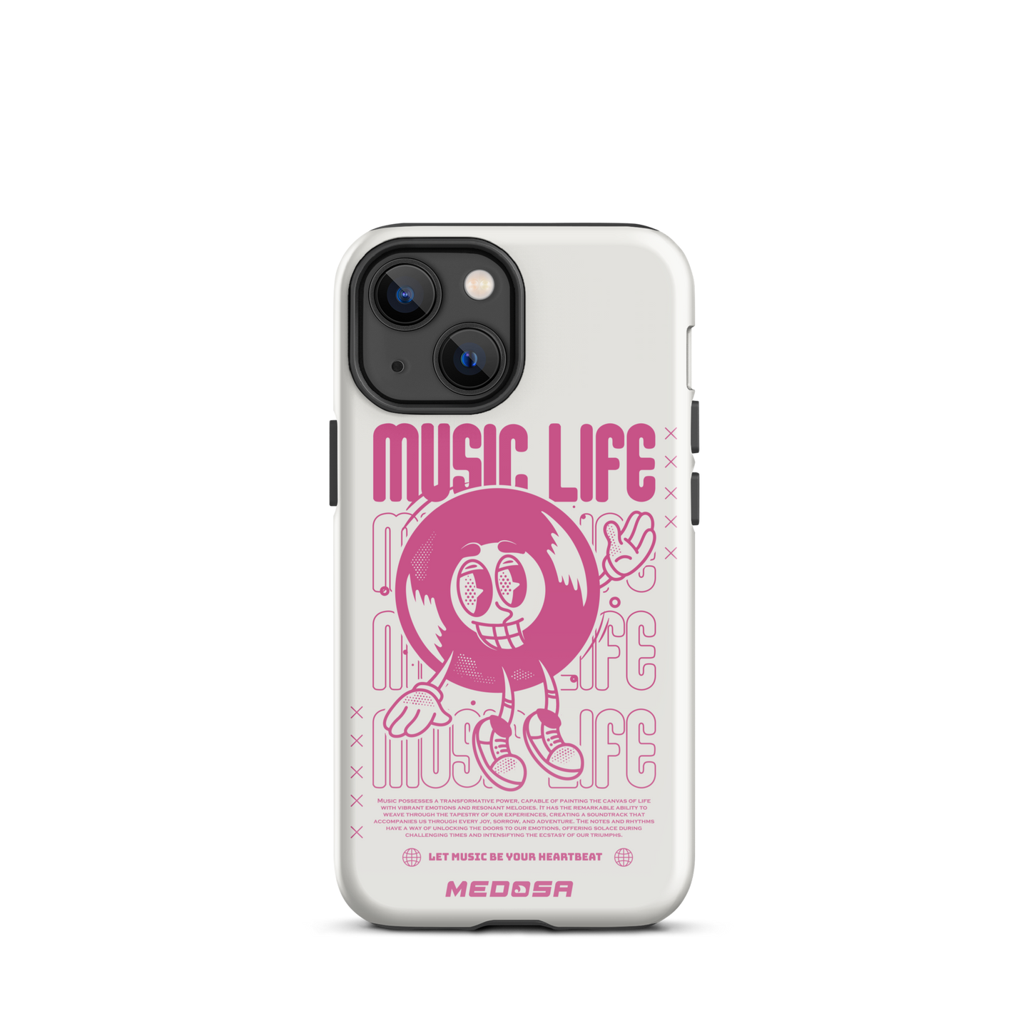 Music Life Blanc et Rose