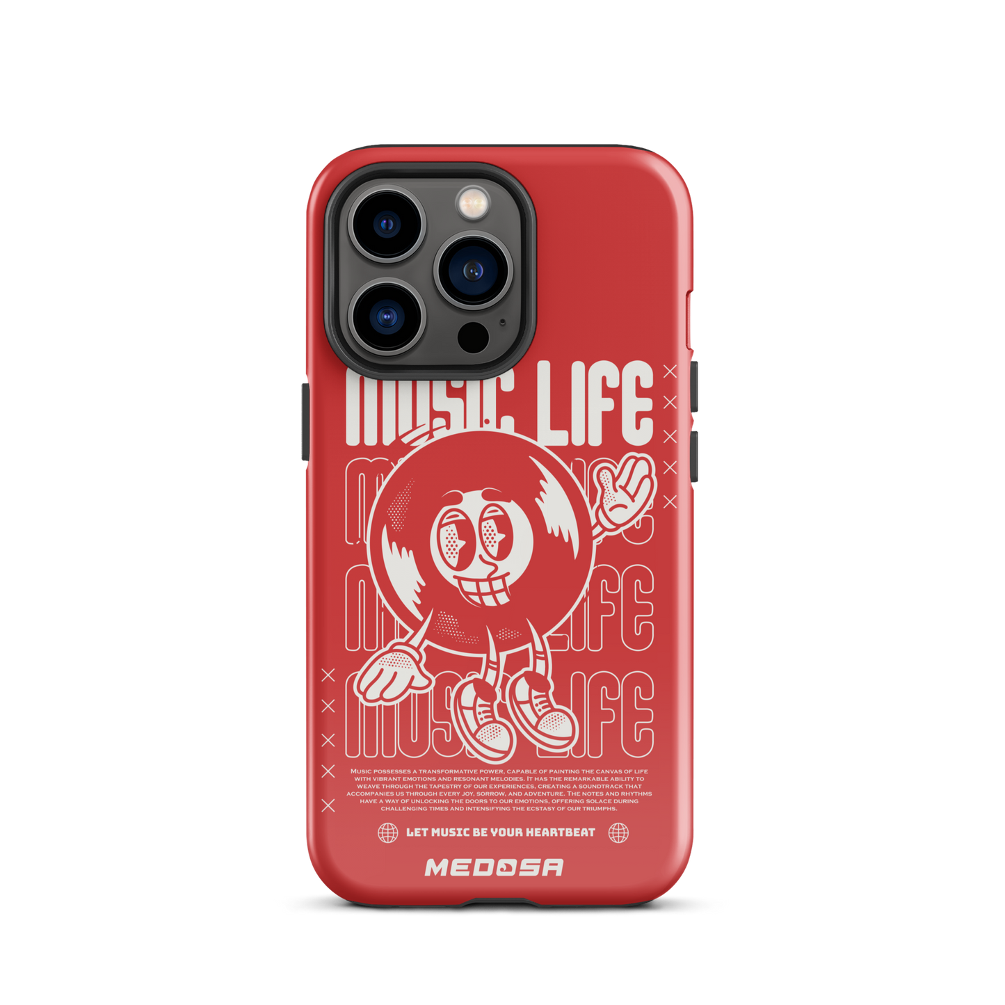 Music Life Red and White