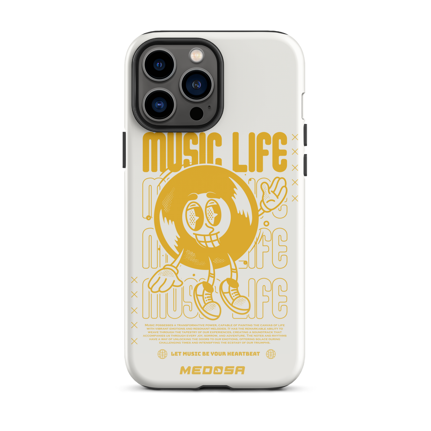 Music Life White and Yellow