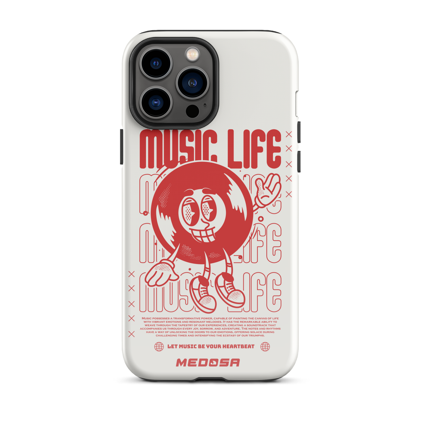 Music Life White and Red