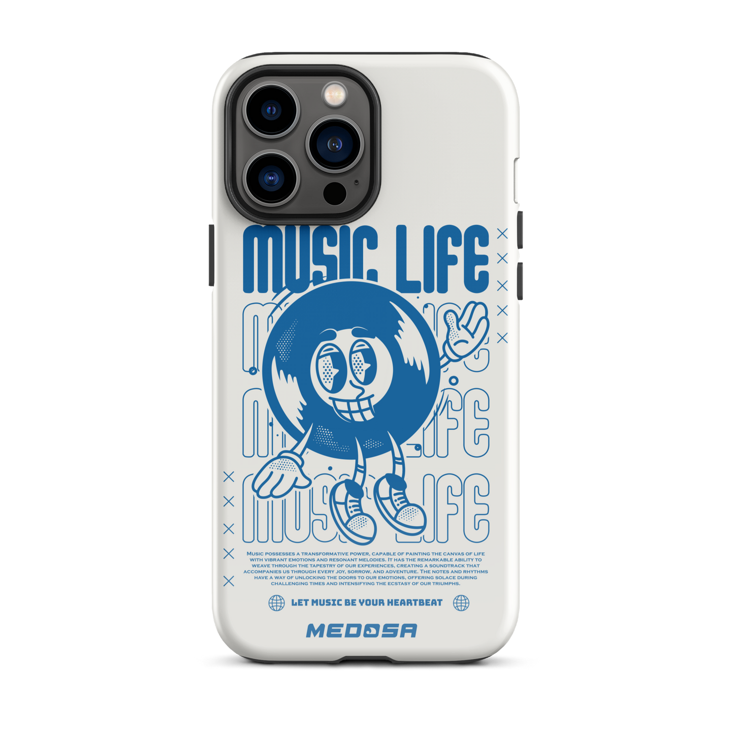 Music Life White and Blue