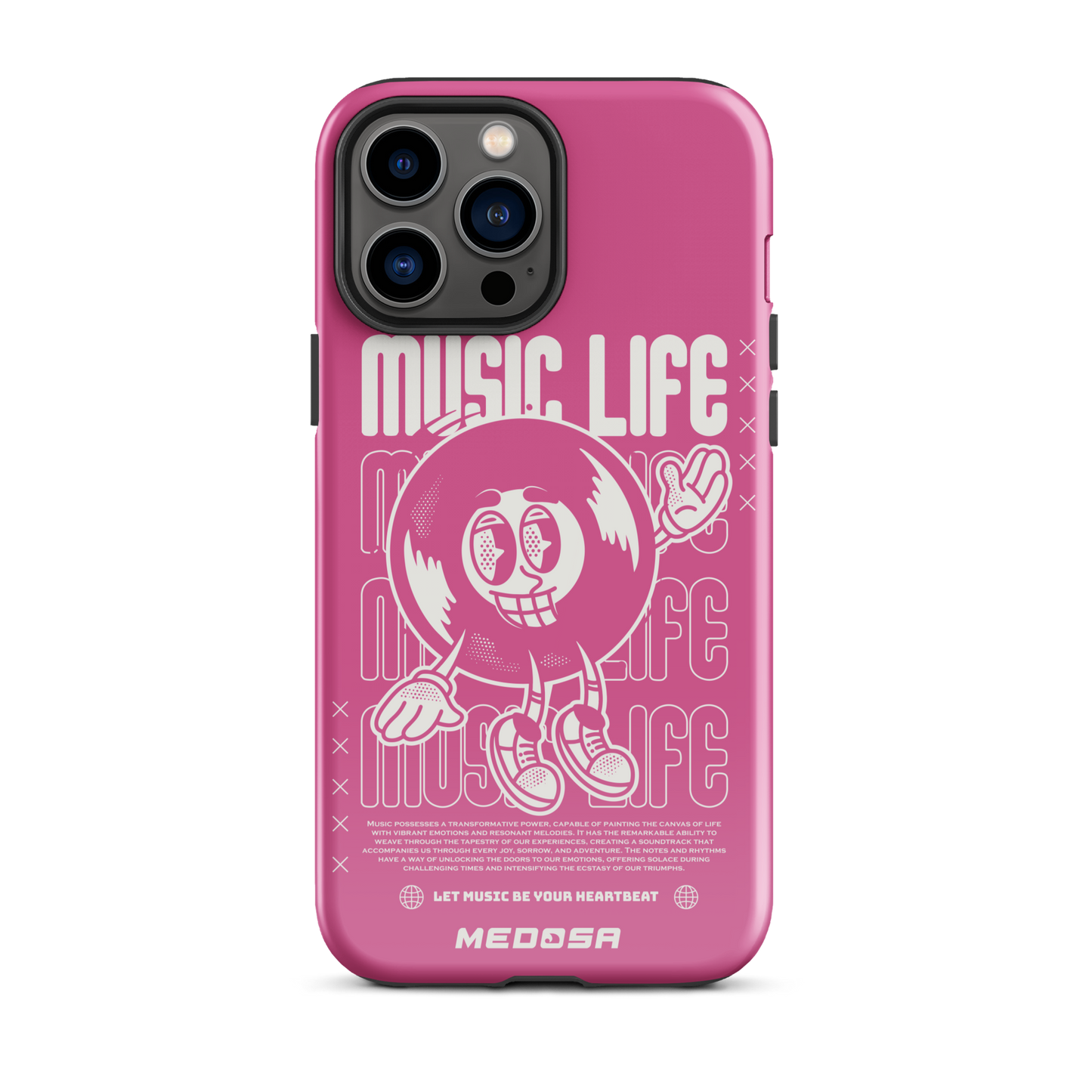 Music Life Rose et Blanc