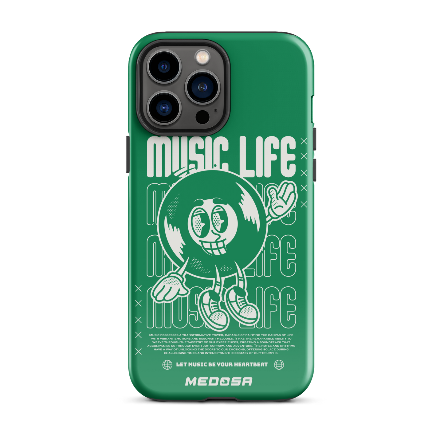 Music Life Vert et Blanc