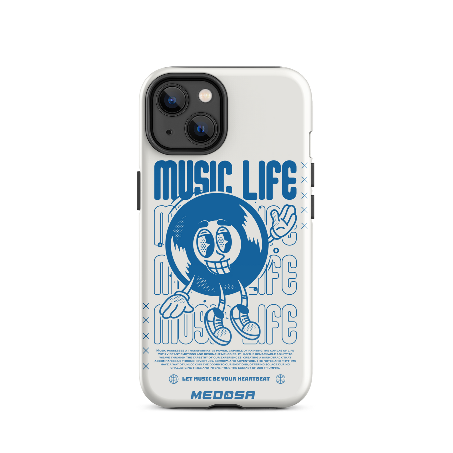 Music Life White and Blue