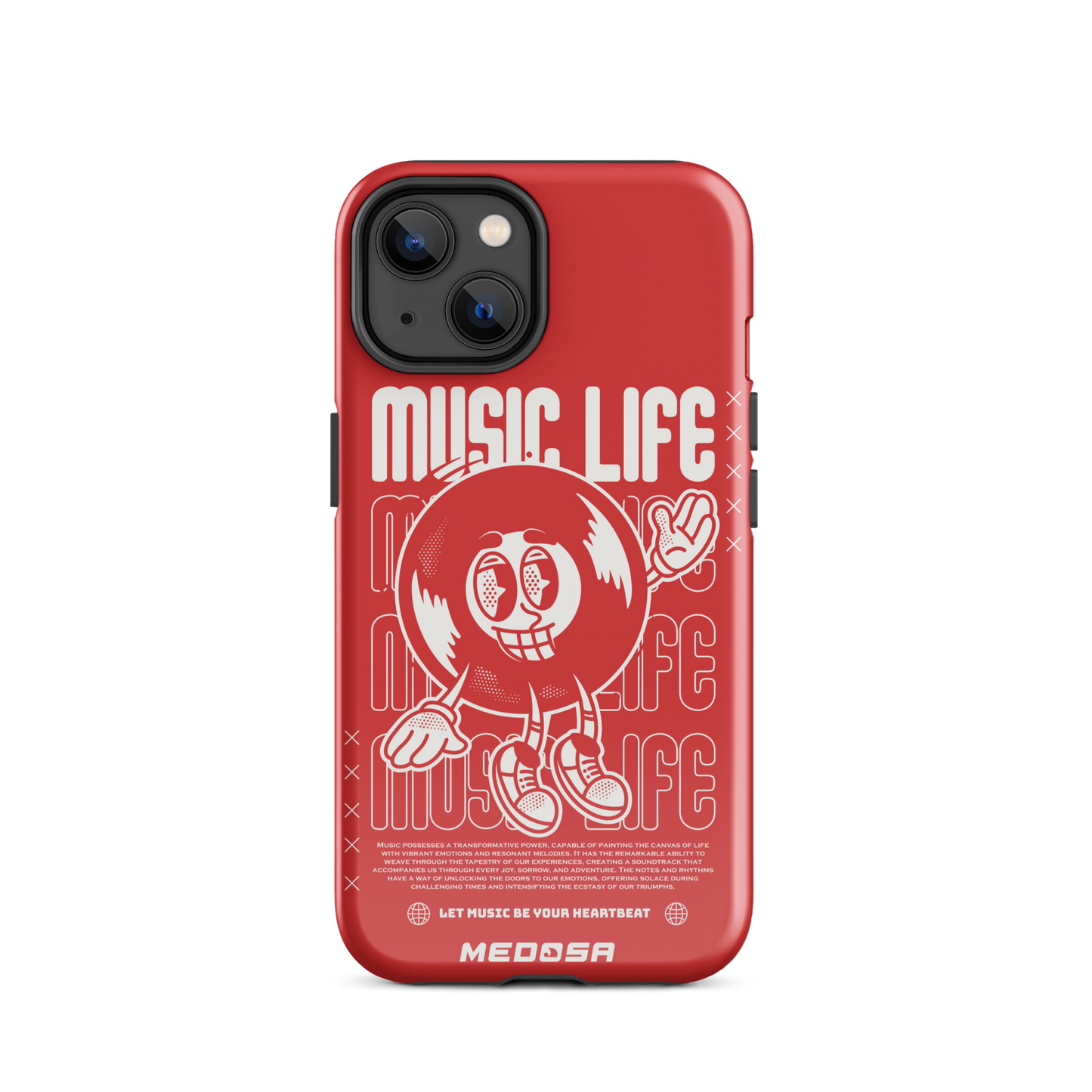 Music Life Red and White