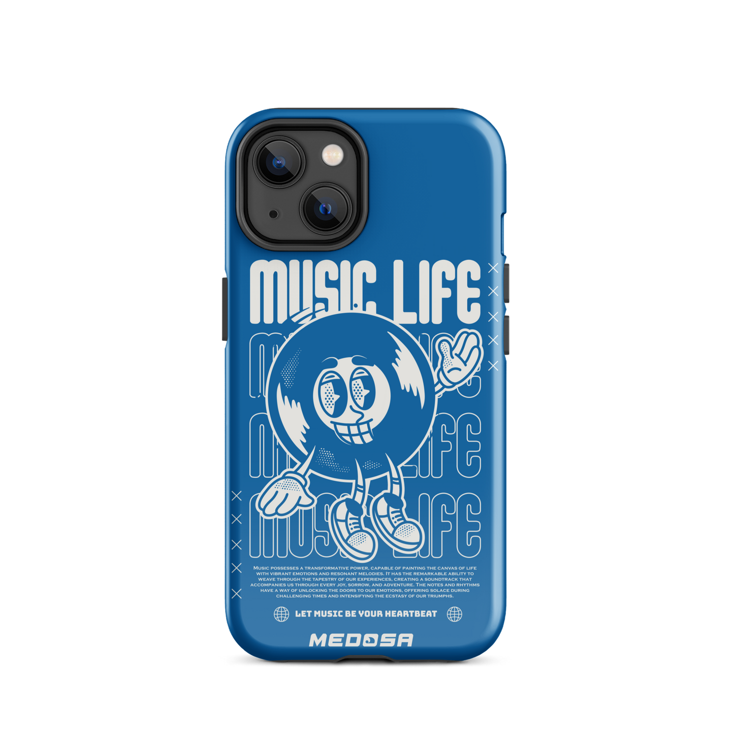 Music Life Blue and White