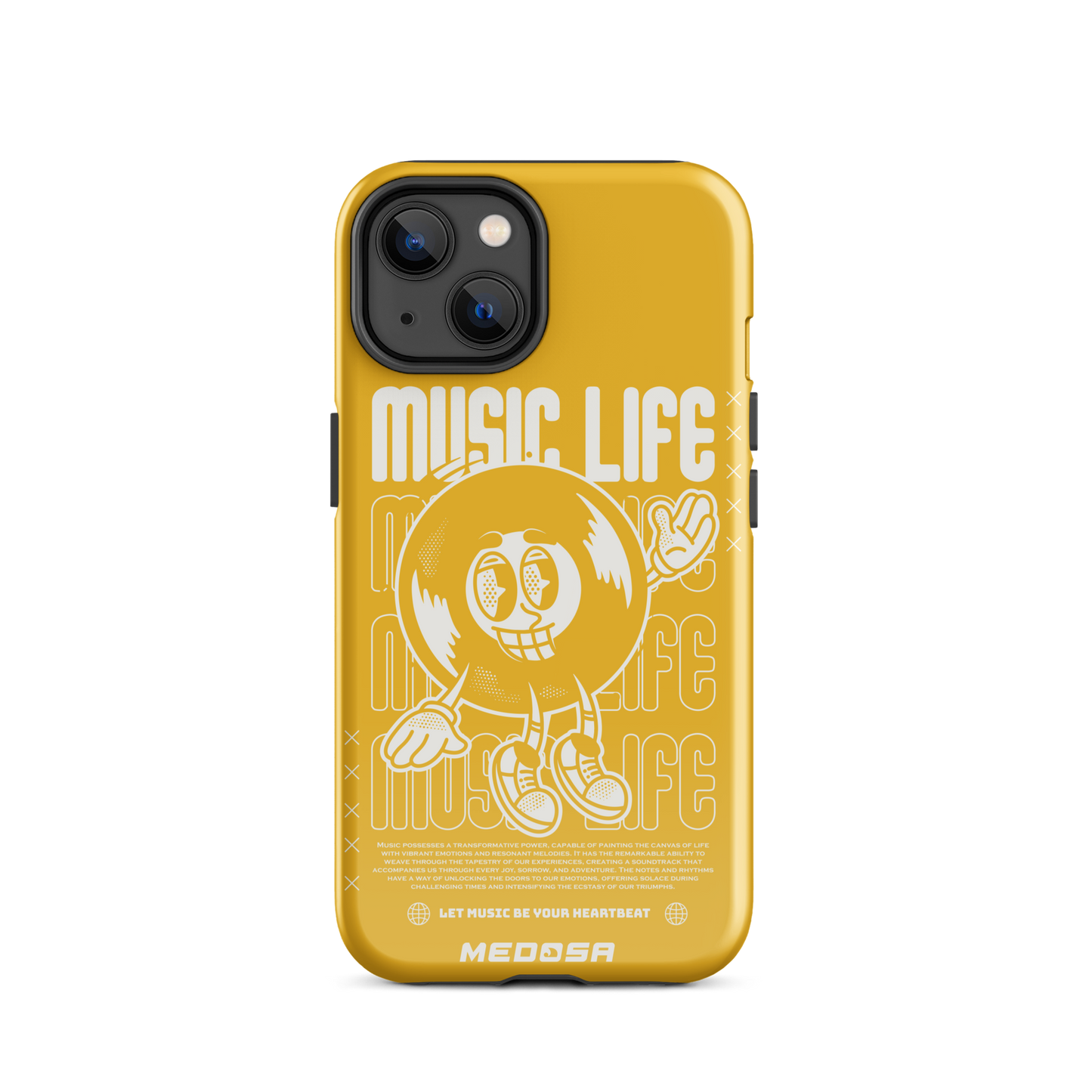 Music Life Yellow and White