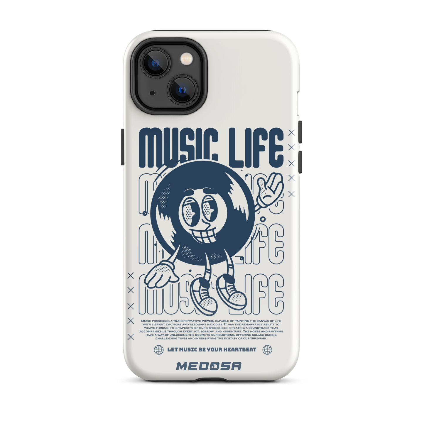 Music Life Blanc et Navy