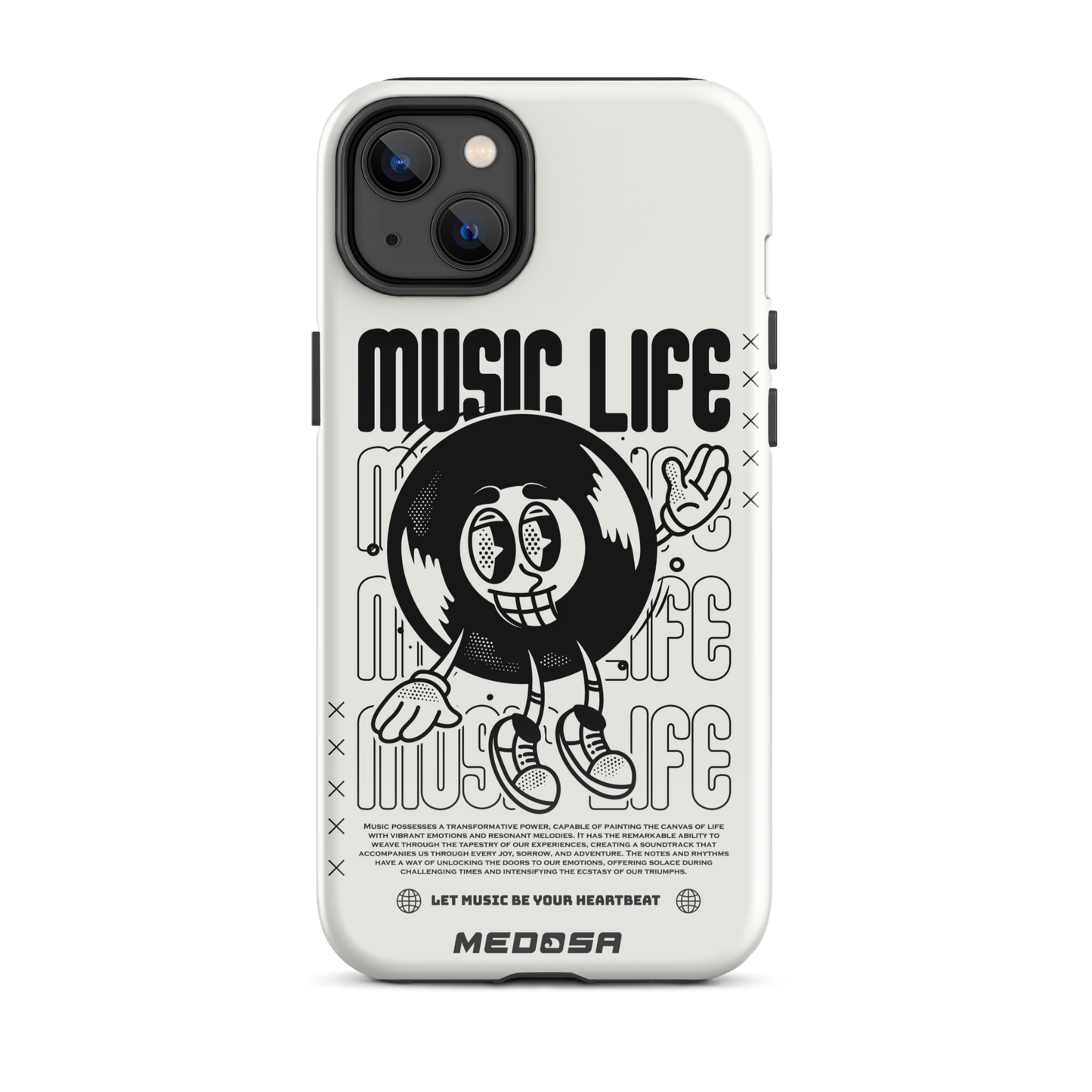 Music Life White and Black