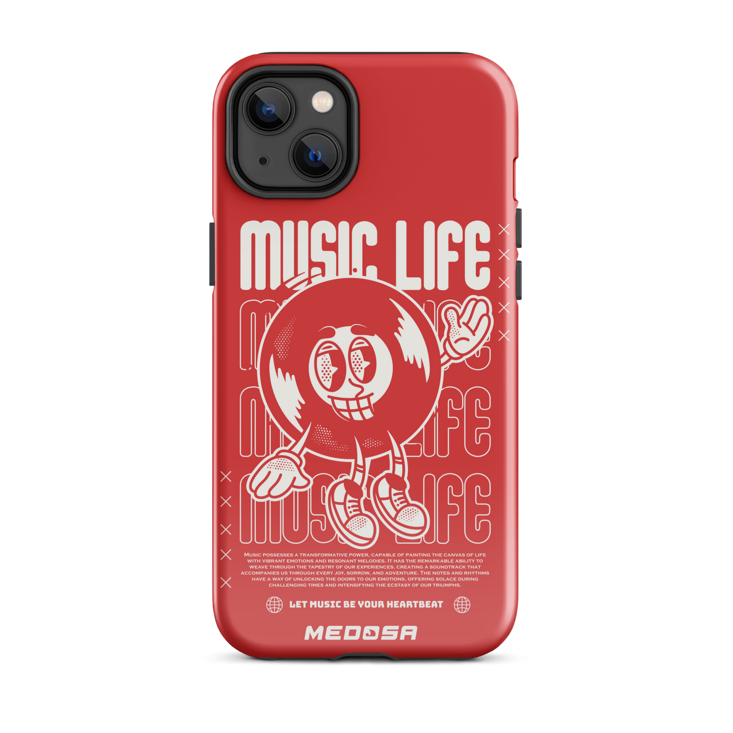 Music Life Red and White