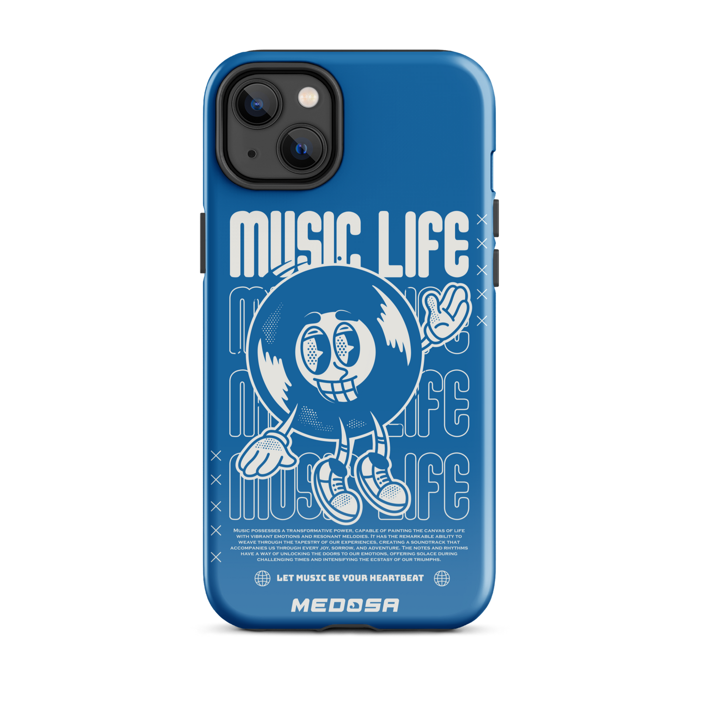 Music Life Blue and White