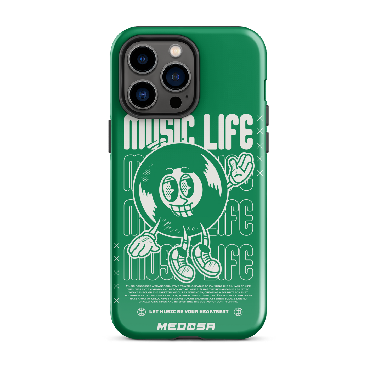 Music Life Green and White