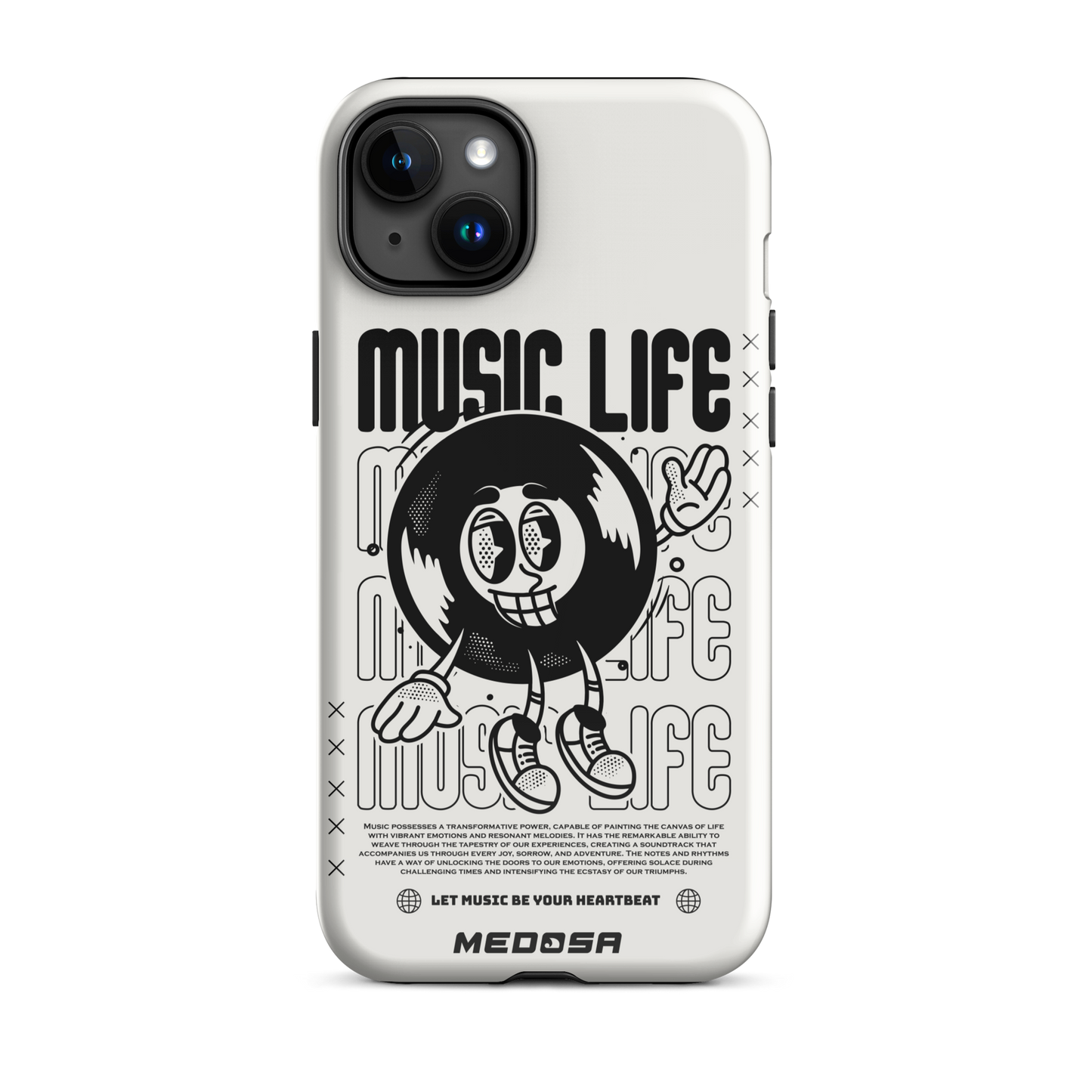 Music Life White and Black