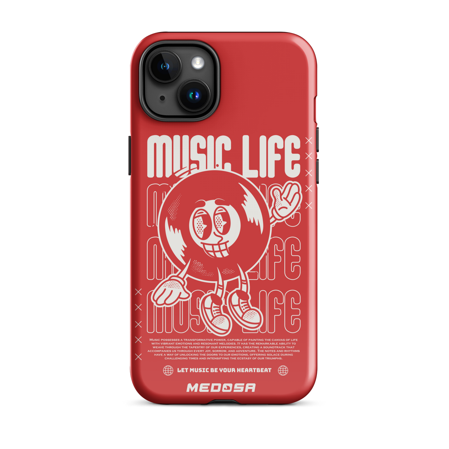 Music Life Red and White