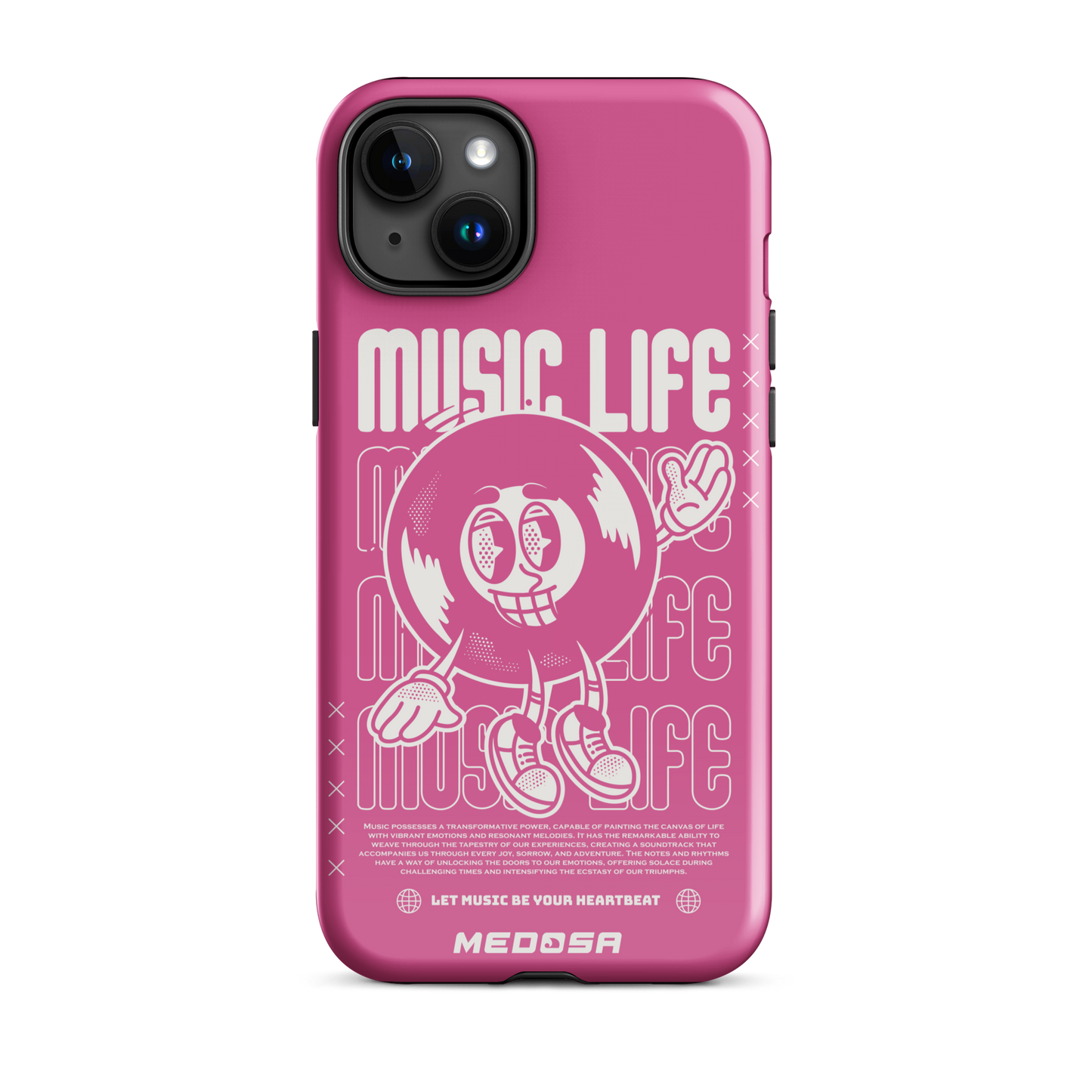 Music Life Rose et Blanc