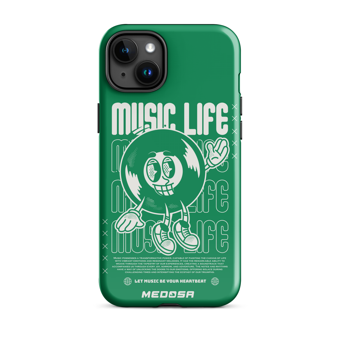 Music Life Vert et Blanc