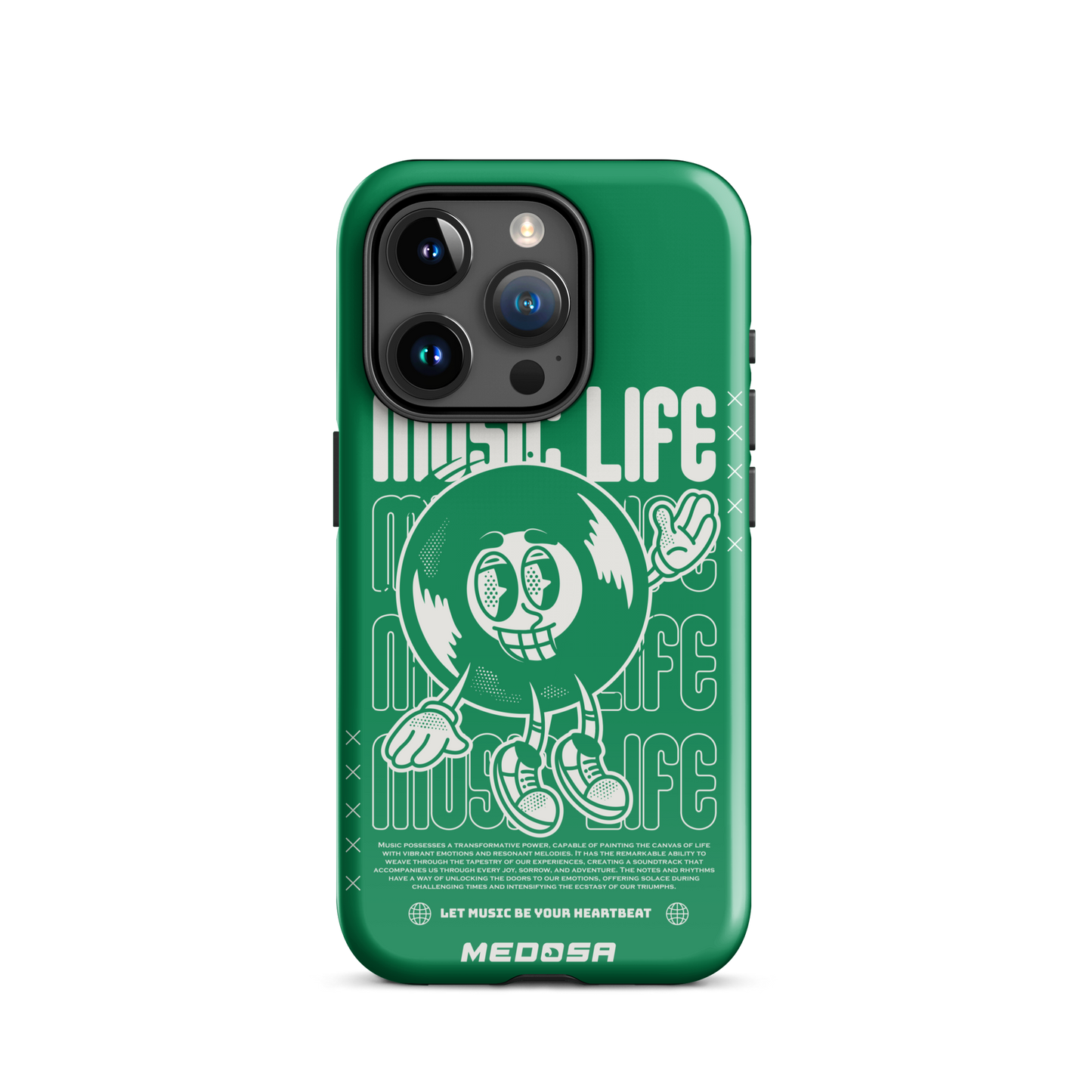 Music Life Green and White