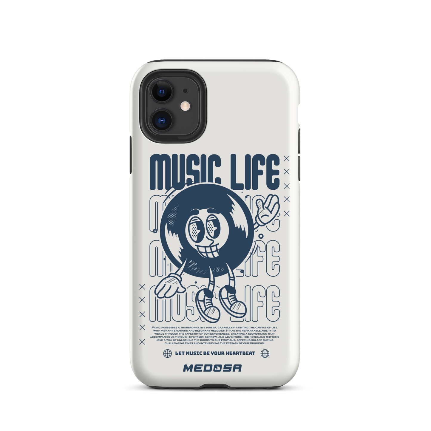 Music Life Blanc et Navy