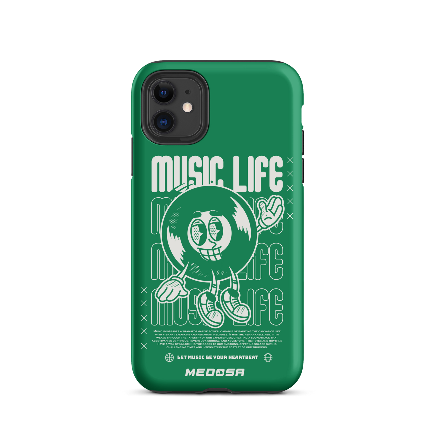 Music Life Vert et Blanc