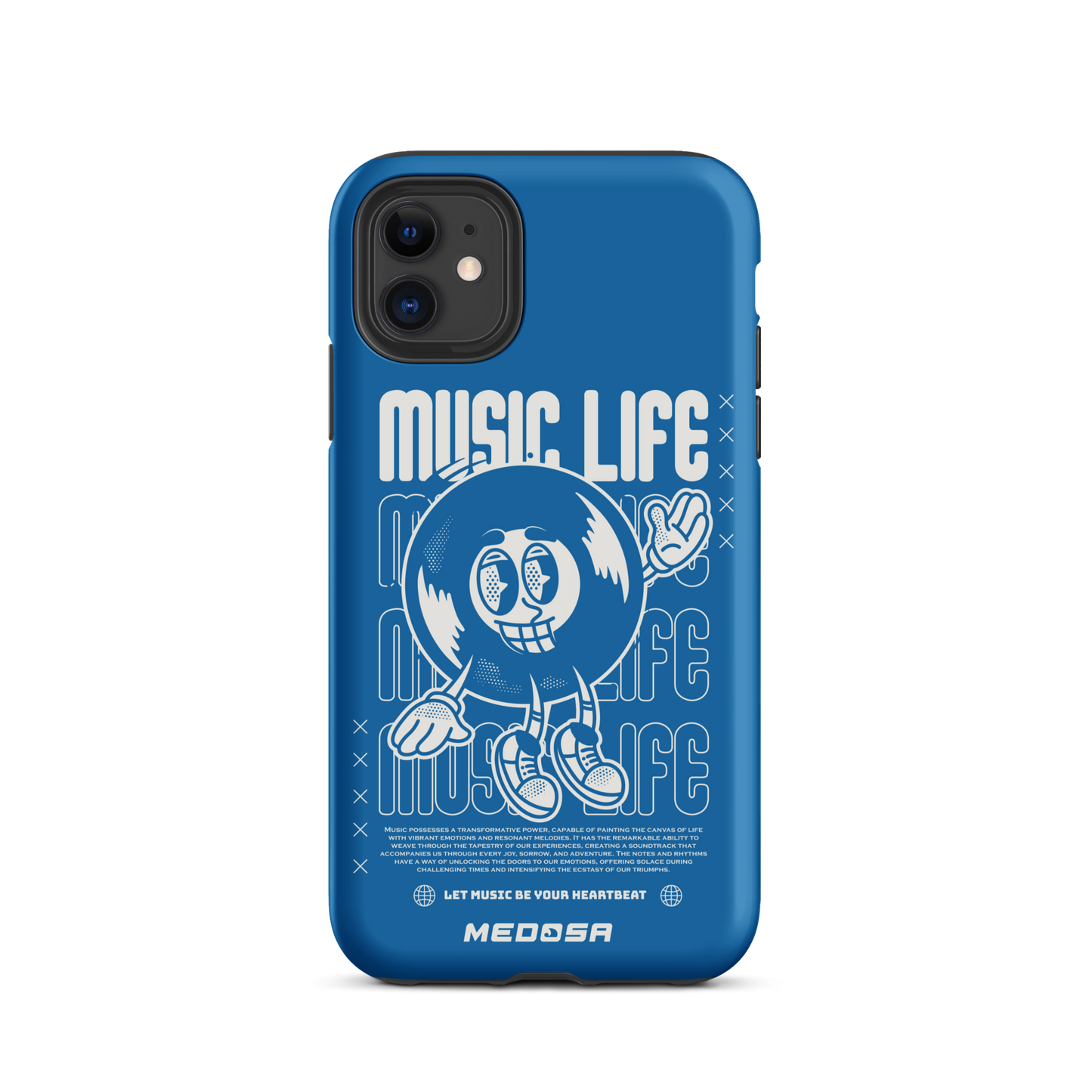 Music Life Blue and White