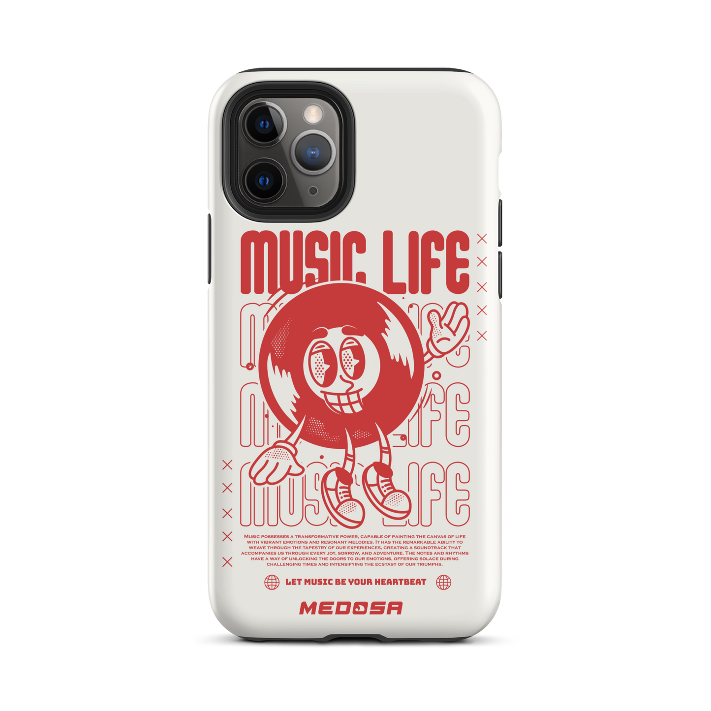 Music Life White and Red