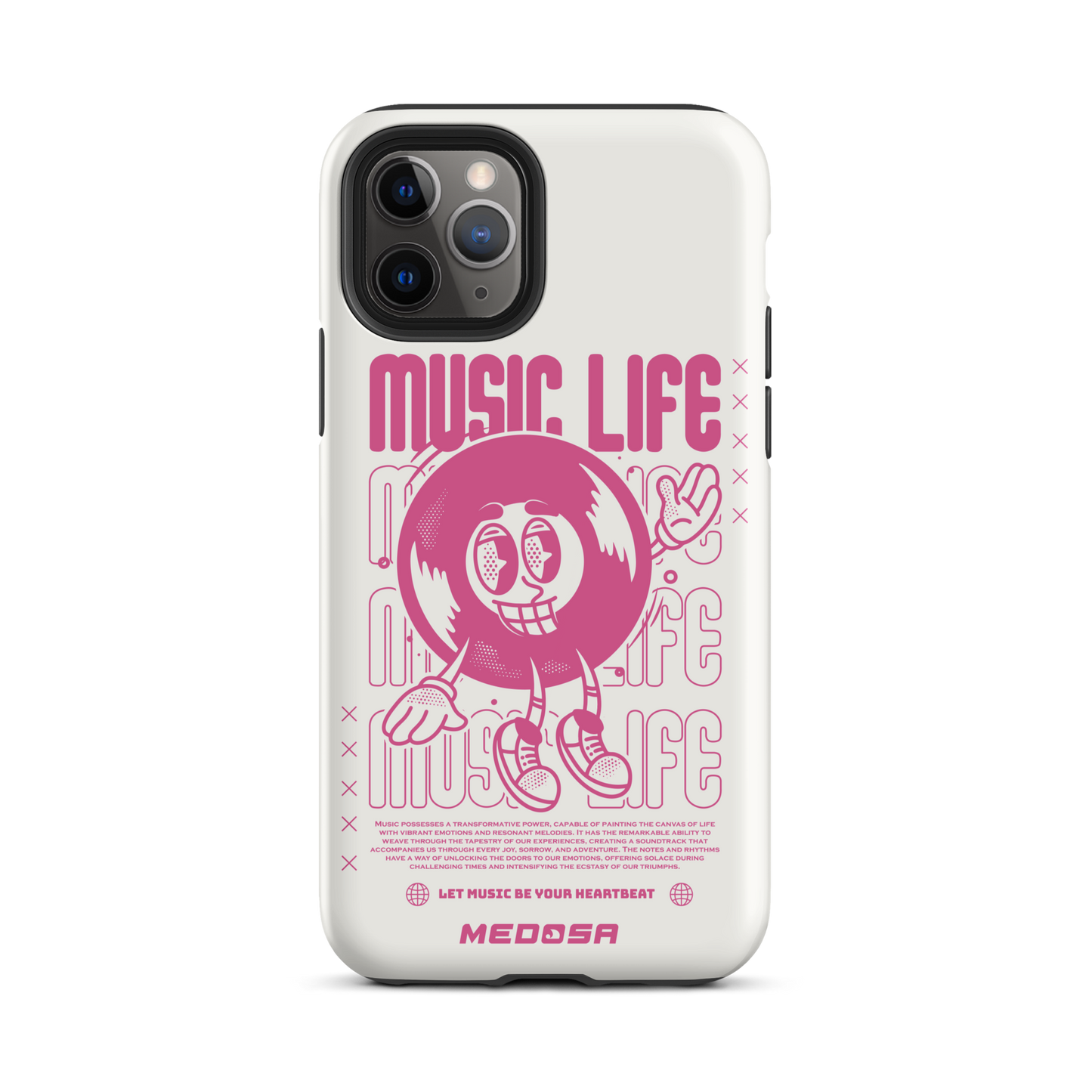 Music Life Blanc et Rose