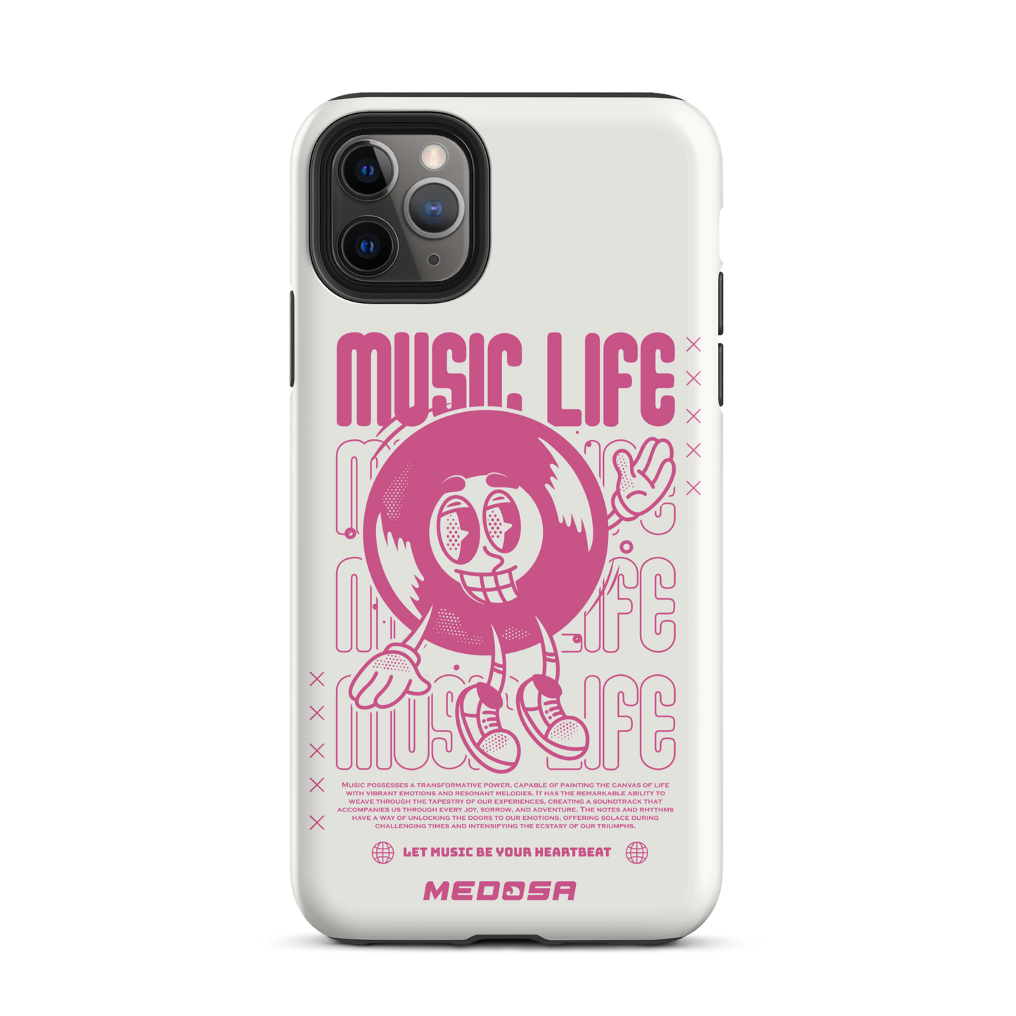 Music Life Blanc et Rose