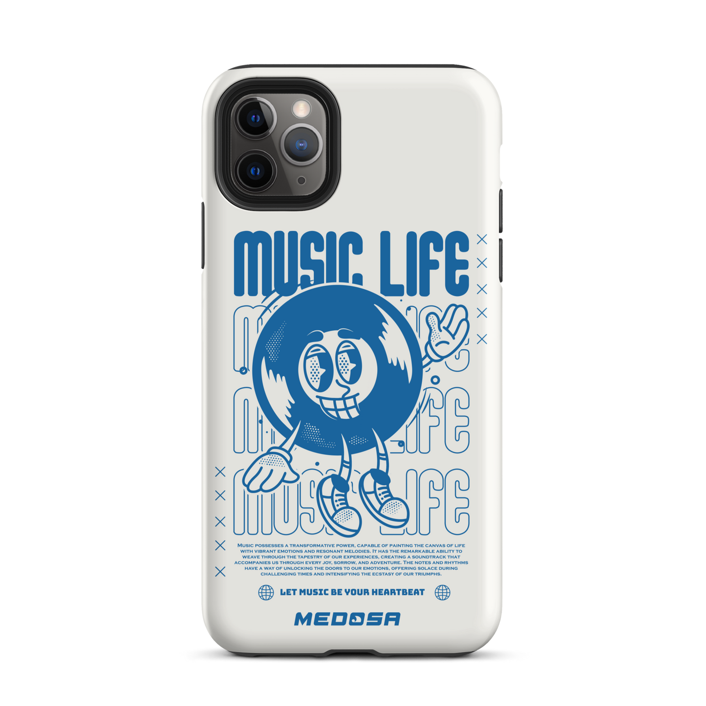 Music Life White and Blue