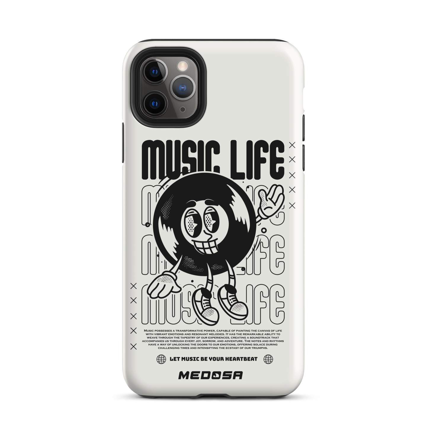 Music Life White and Black