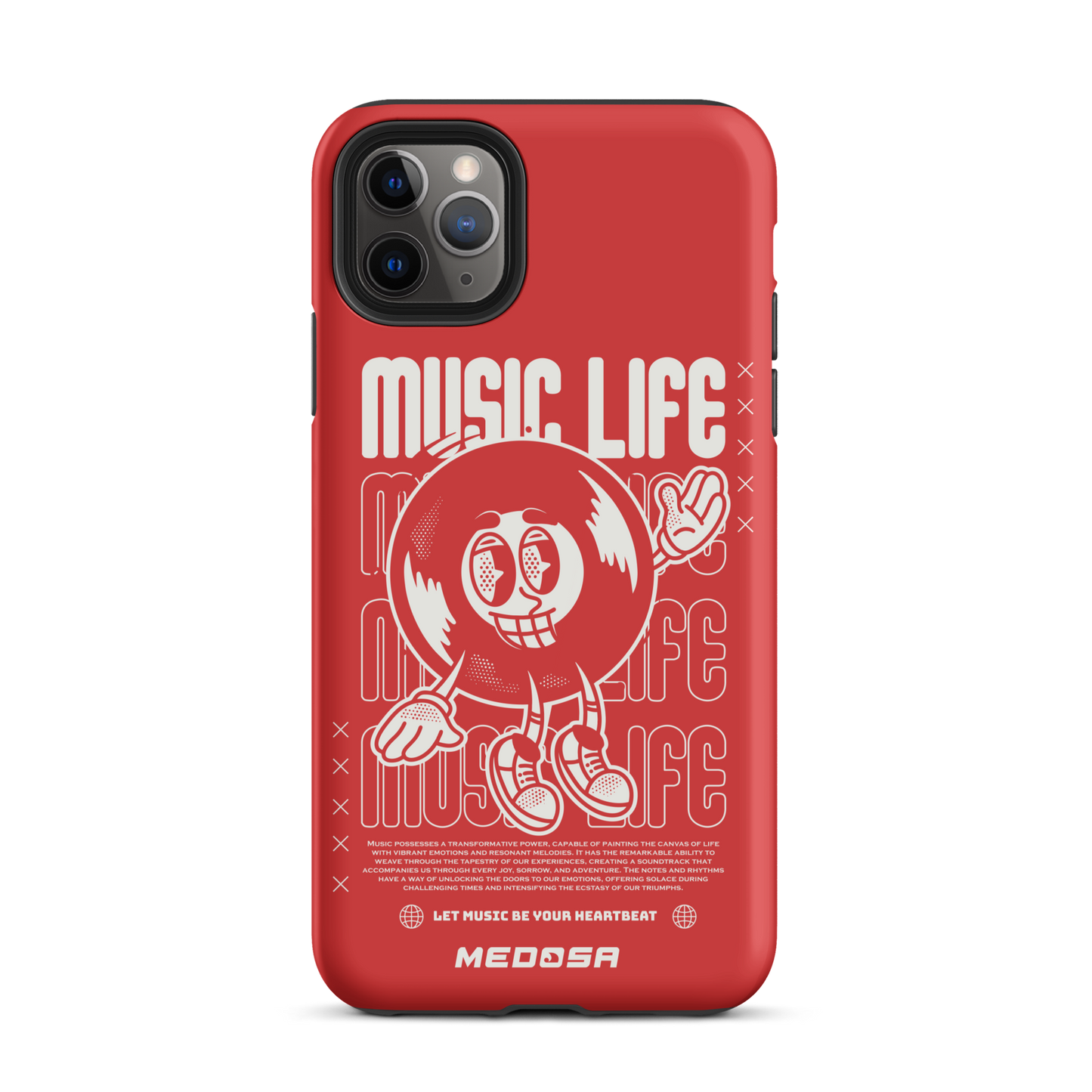 Music Life Red and White