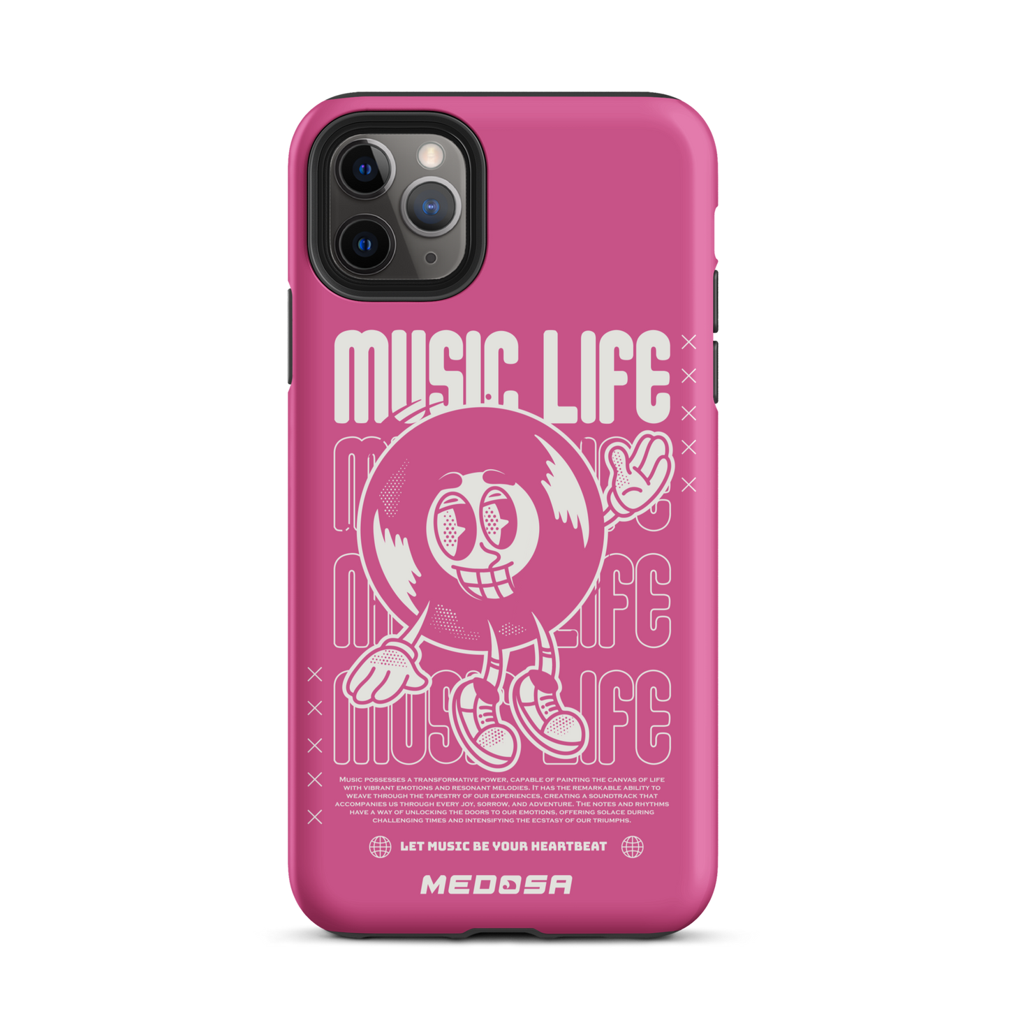 Music Life Rose et Blanc