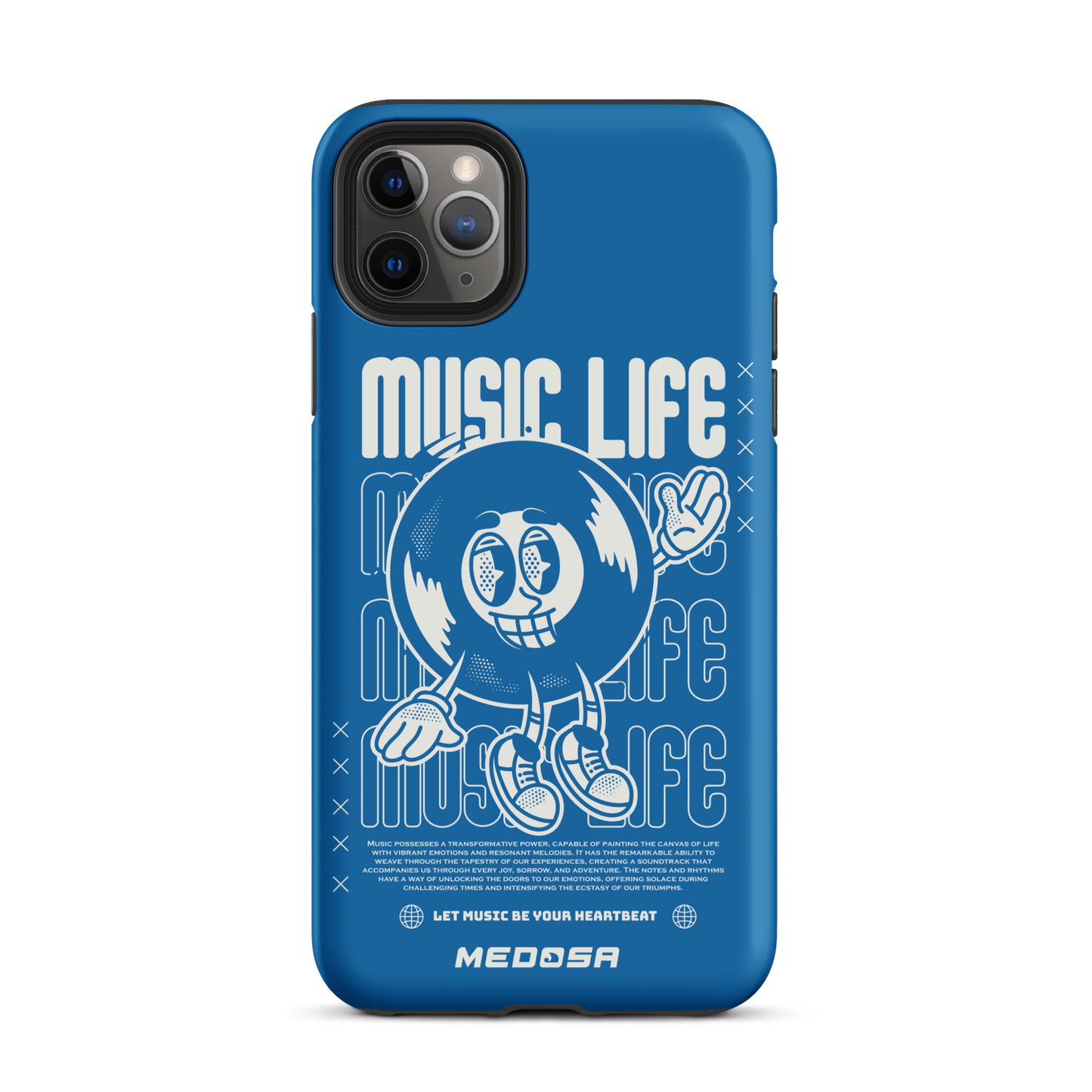 Music Life Blue and White